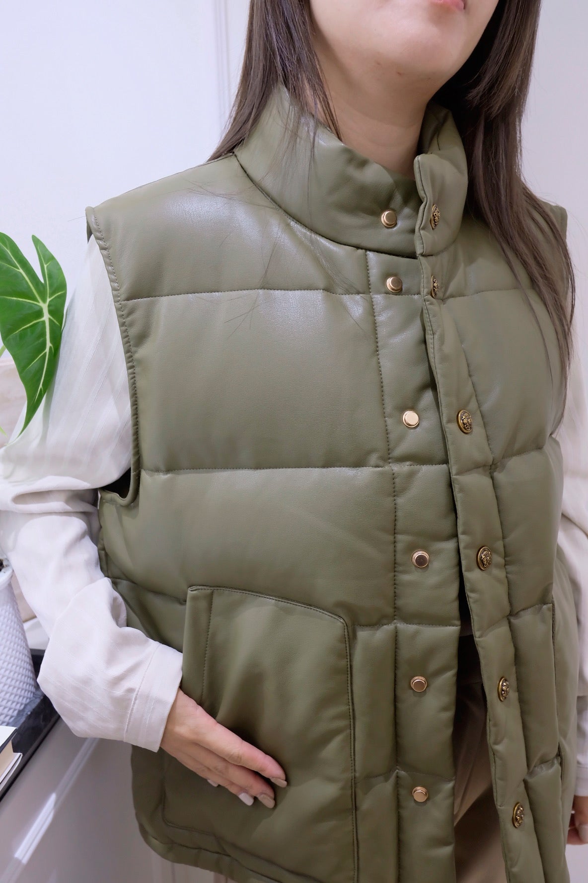 Oversized Puffer Vest(含鴨絨) [J0046]