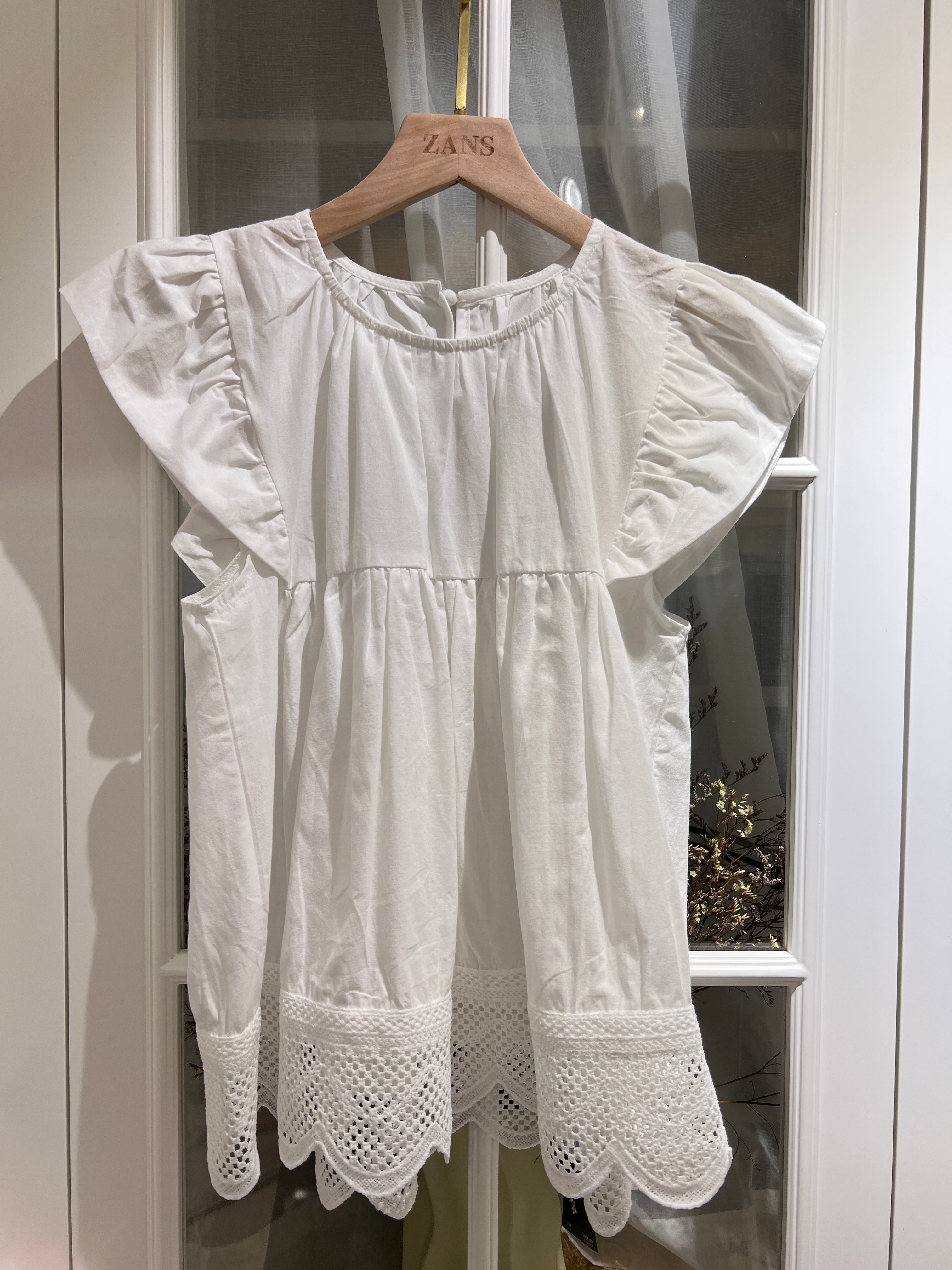Parisian Butterfly Sleeve Blouse [T0158]