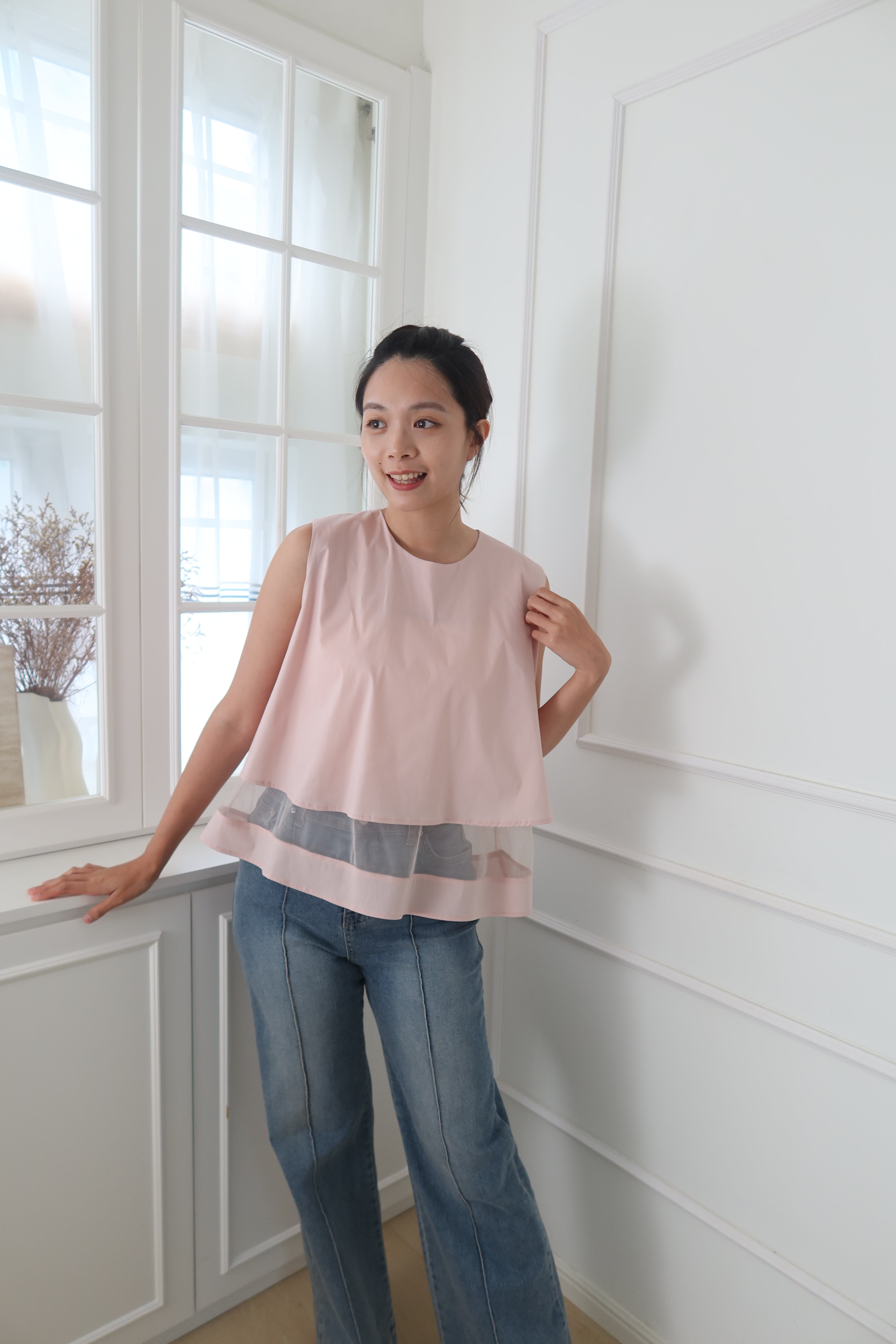 Color Pop Layering Vest [T0198]