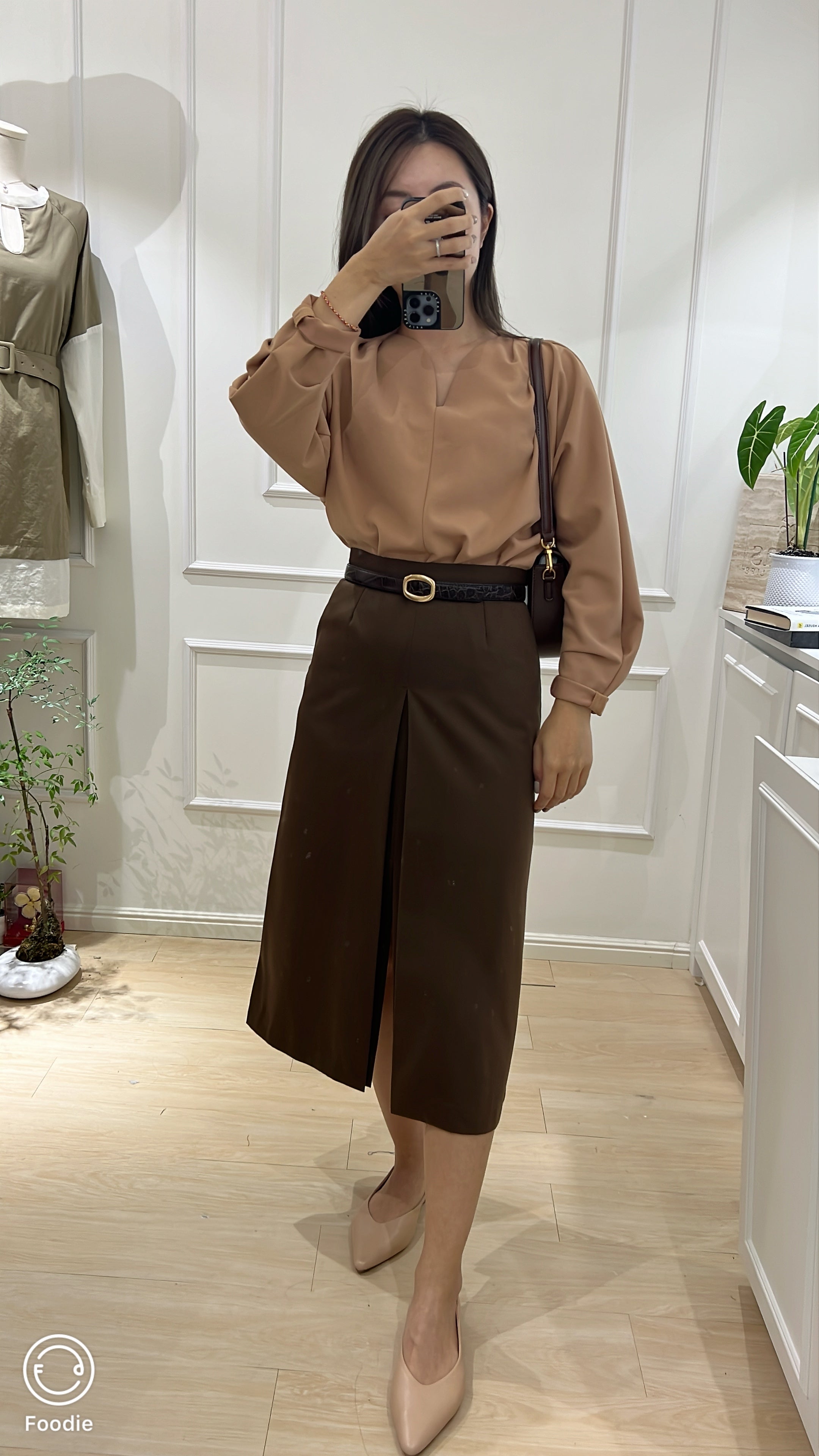 Effortless Vibe Solid Blouse [T0100]
