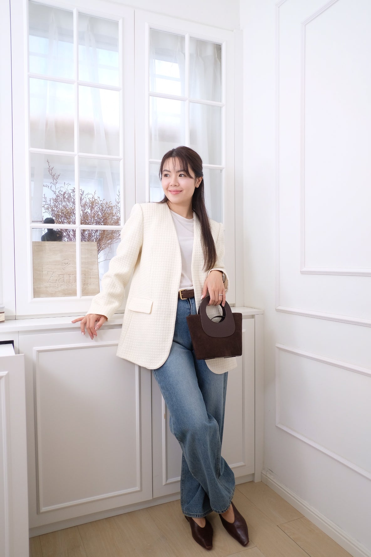 【LE ZANS BRAND COLLECTION】Chic Minimalist Blazer [J0133]