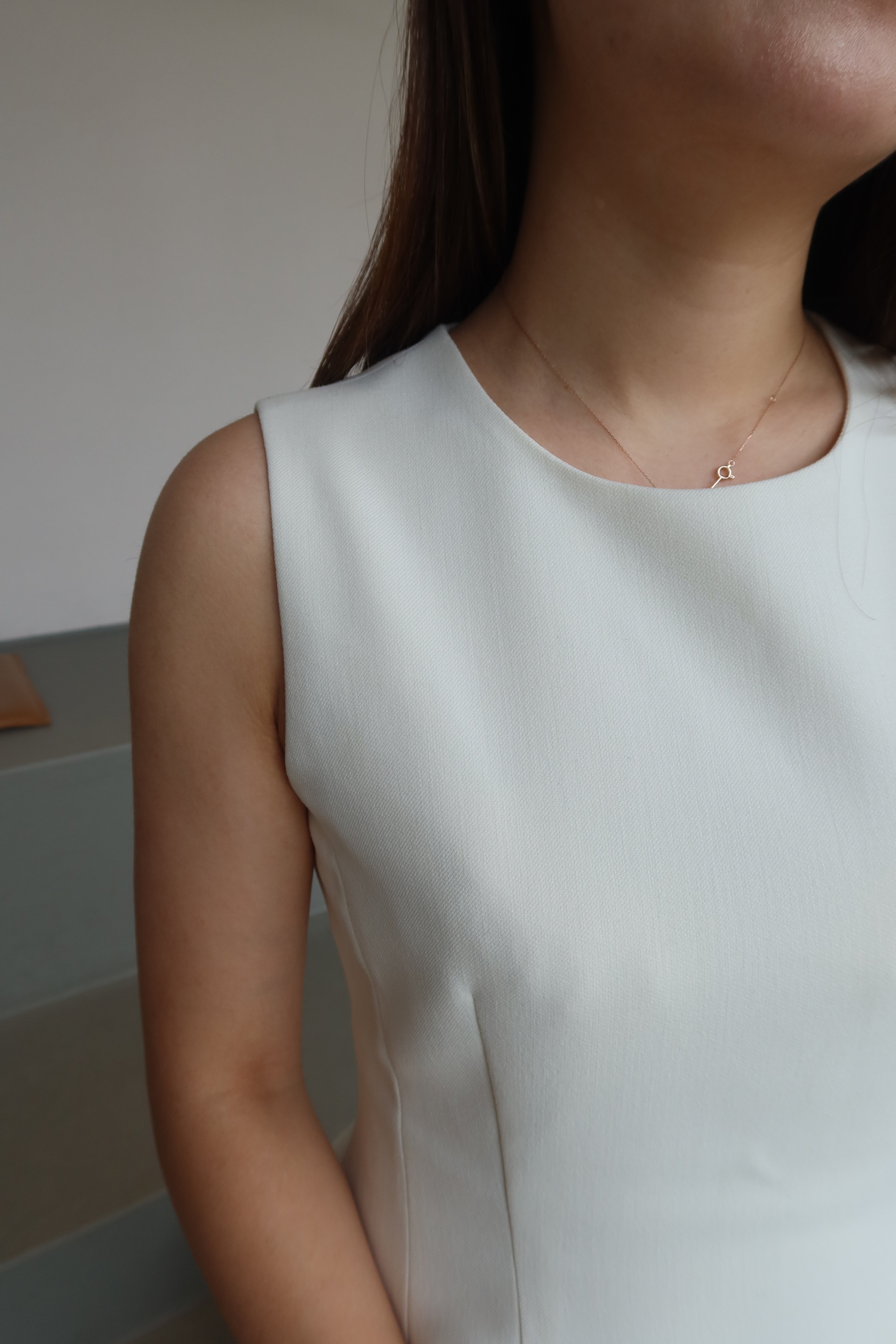 【LE ZANS BRAND COLLECTION】Minimalist Mono Dress [OPS0159]