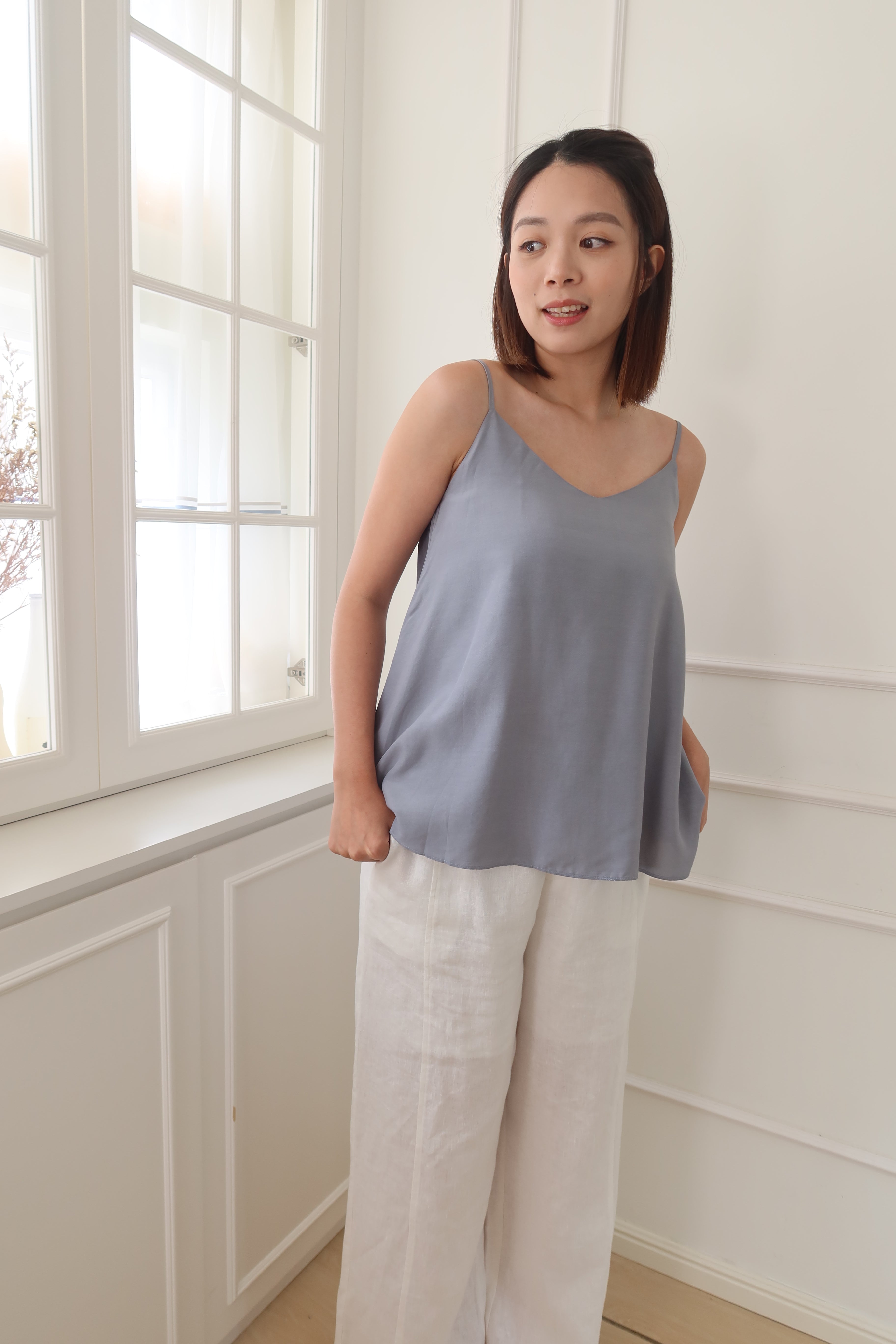 [現貨] 絲質吊帶 [I002]