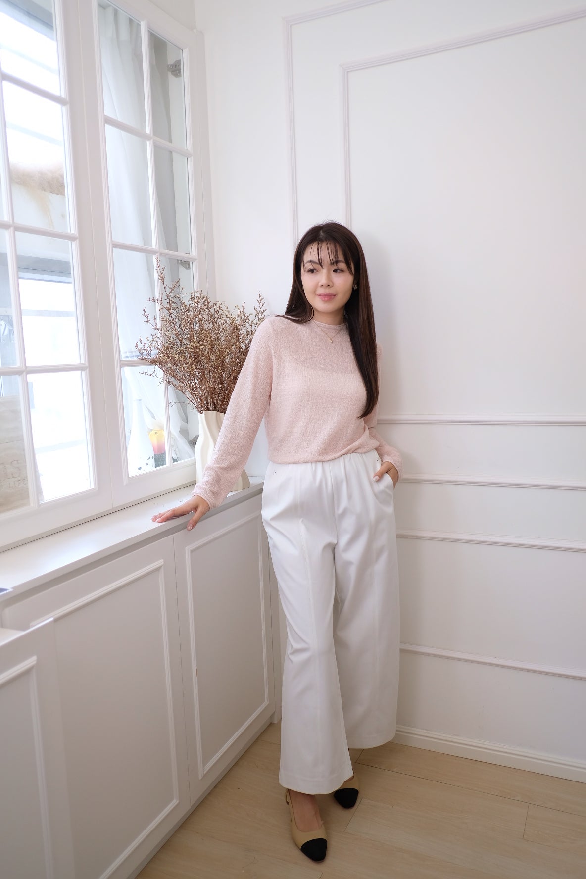【LE ZANS BRAND COLLECTION】SoftLine Underlayer Basic Top (25% Ultra Fine Wool) [T0252]