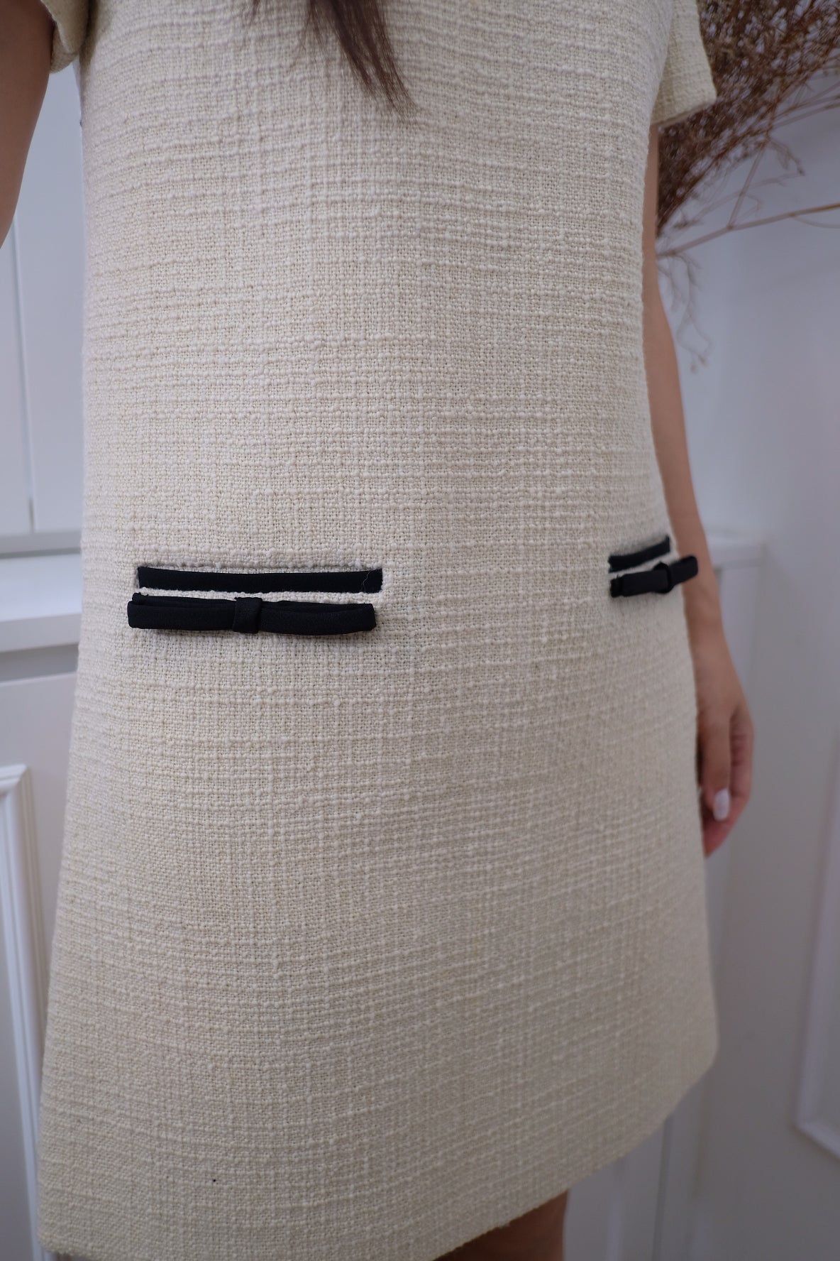 【LE ZANS BRAND COLLECTION】Chic Bowtie Dress [OPS0177]