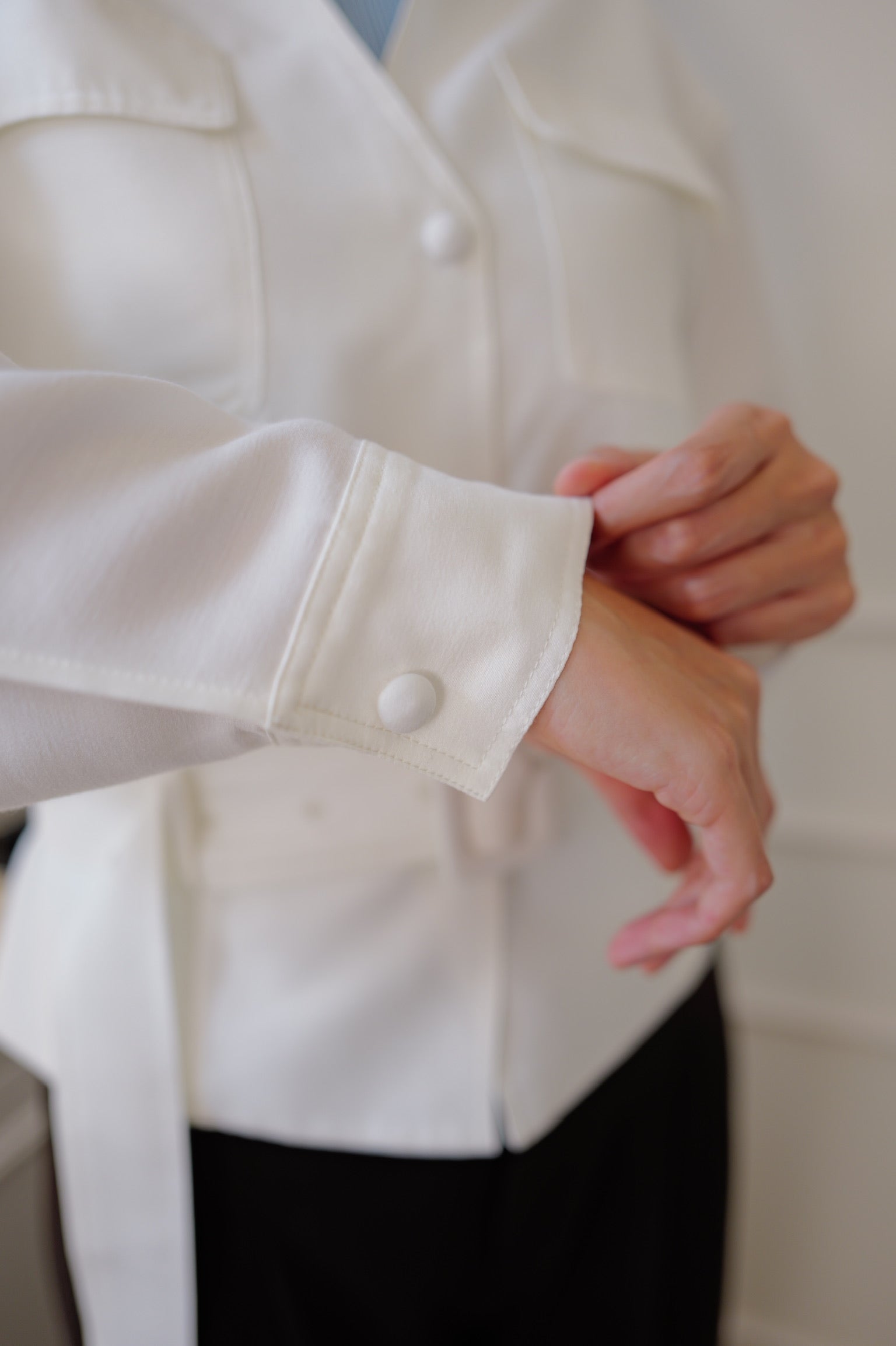 【LE ZANS PRIVÉ】 Belted Safari Utility Jacket Shirt [T0312]