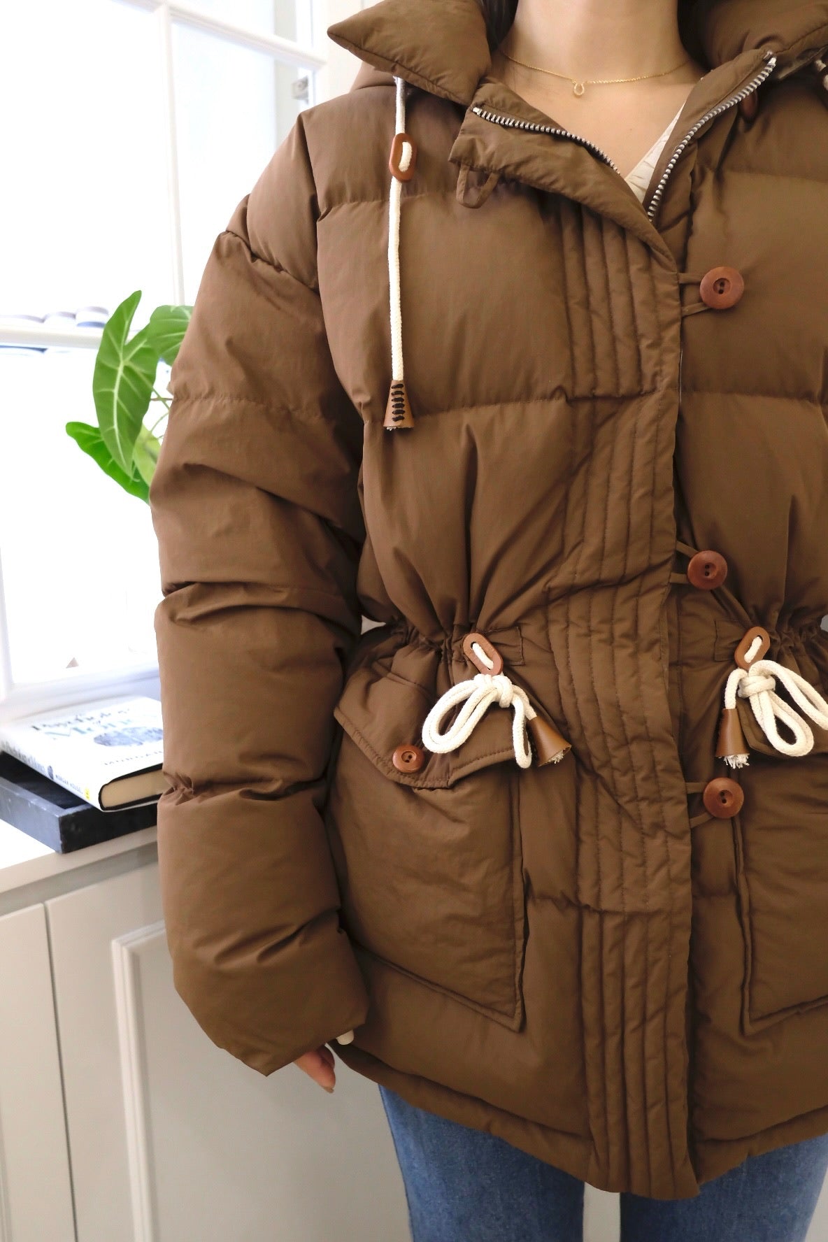 Safari Style Down Jacket [J0052]