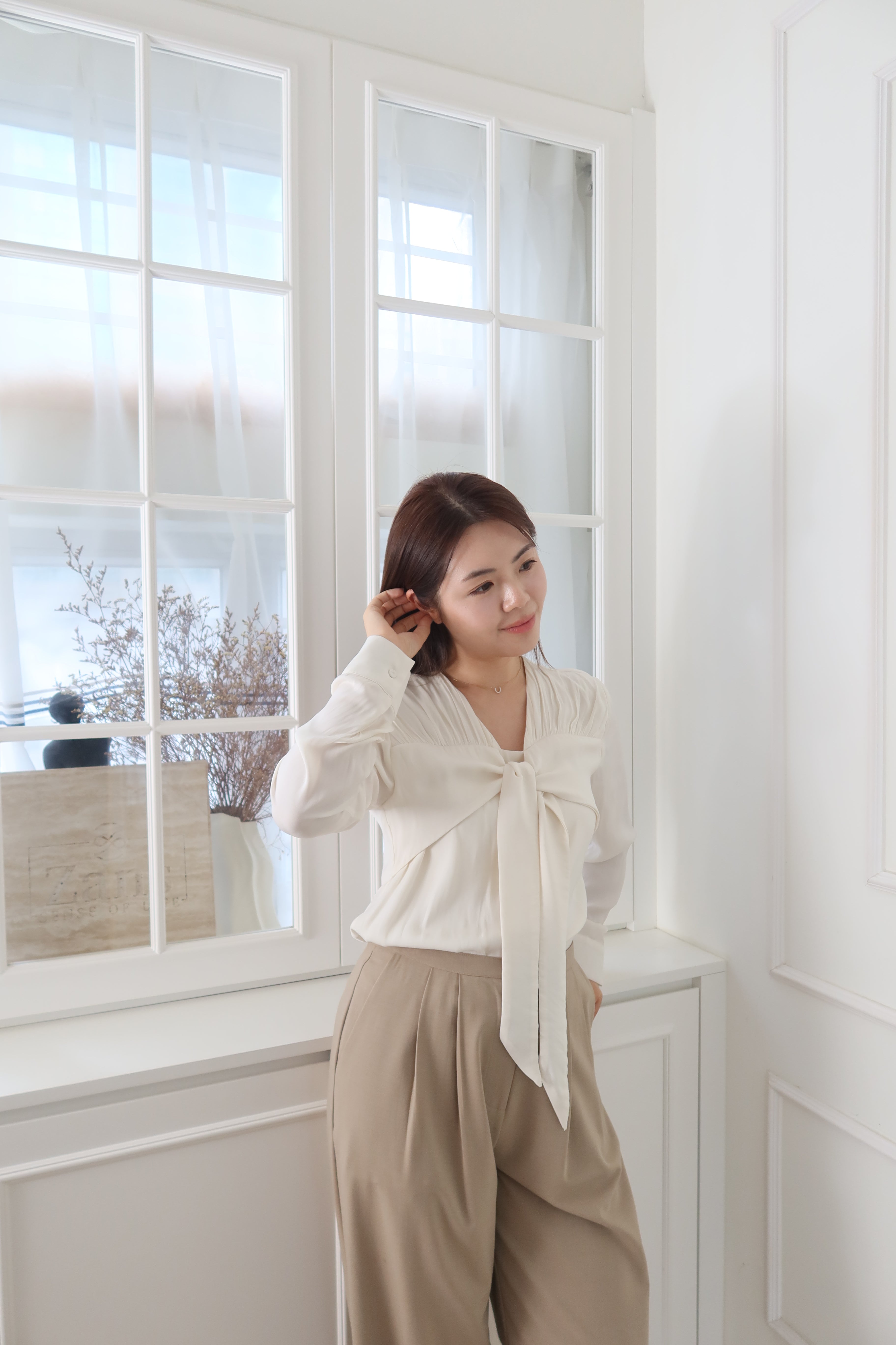 Knot & Drape Long Sleeve [T0208]