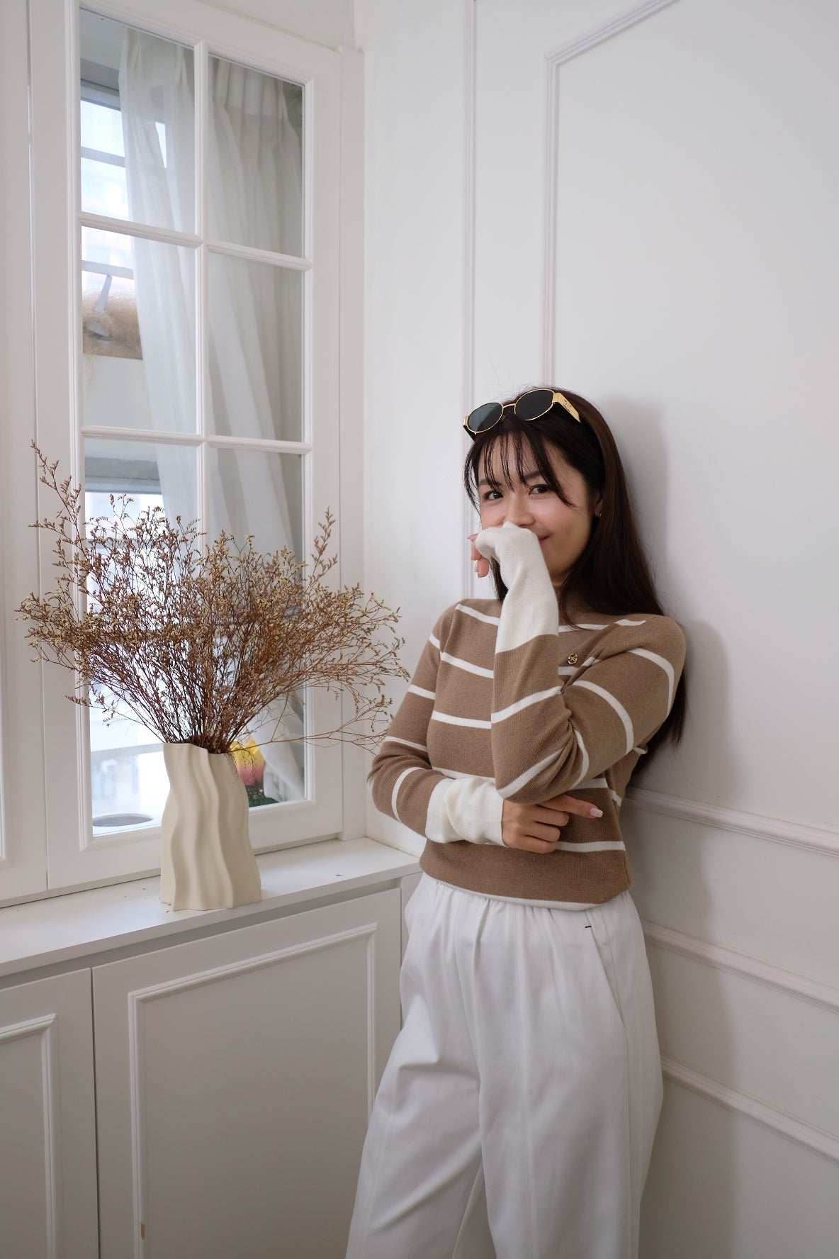 【LE ZANS BRAND COLLECTION】Crimson Knit Charm [T0256]