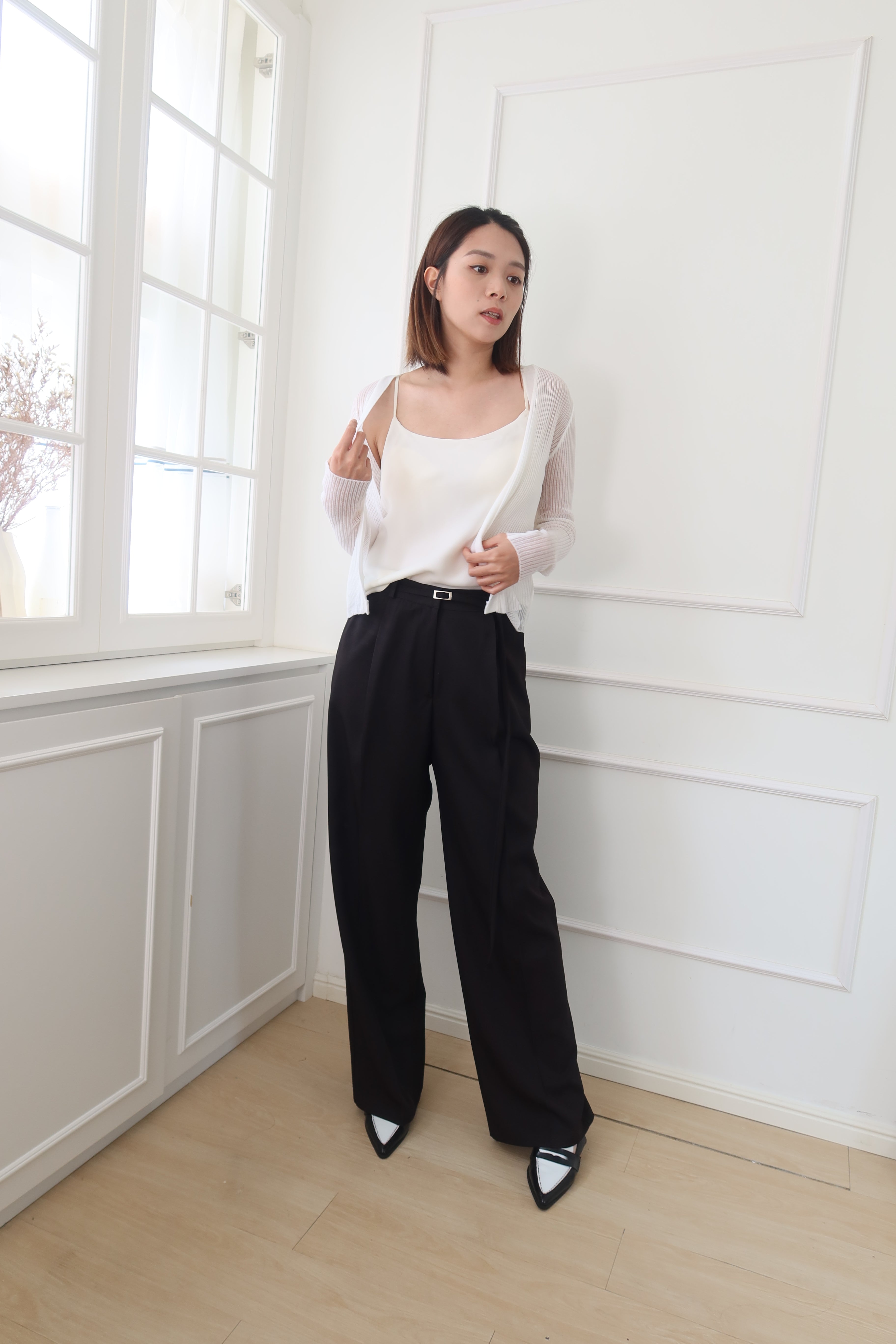 【LE ZANS BRAND COLLECTION】光面吊帶背心(內含胸墊)[I0019]