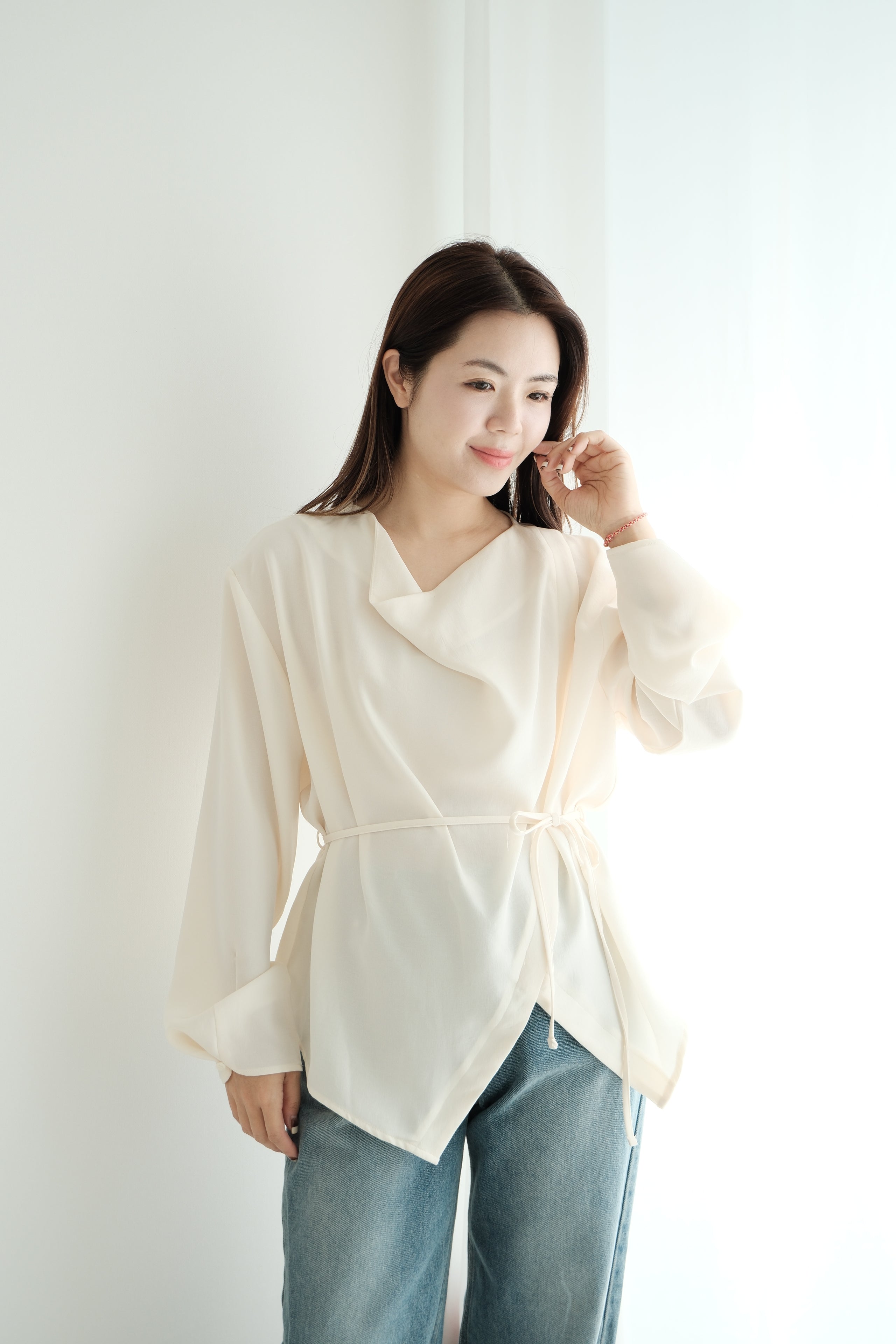 Serene Flow Long Sleeve Top [T0236]