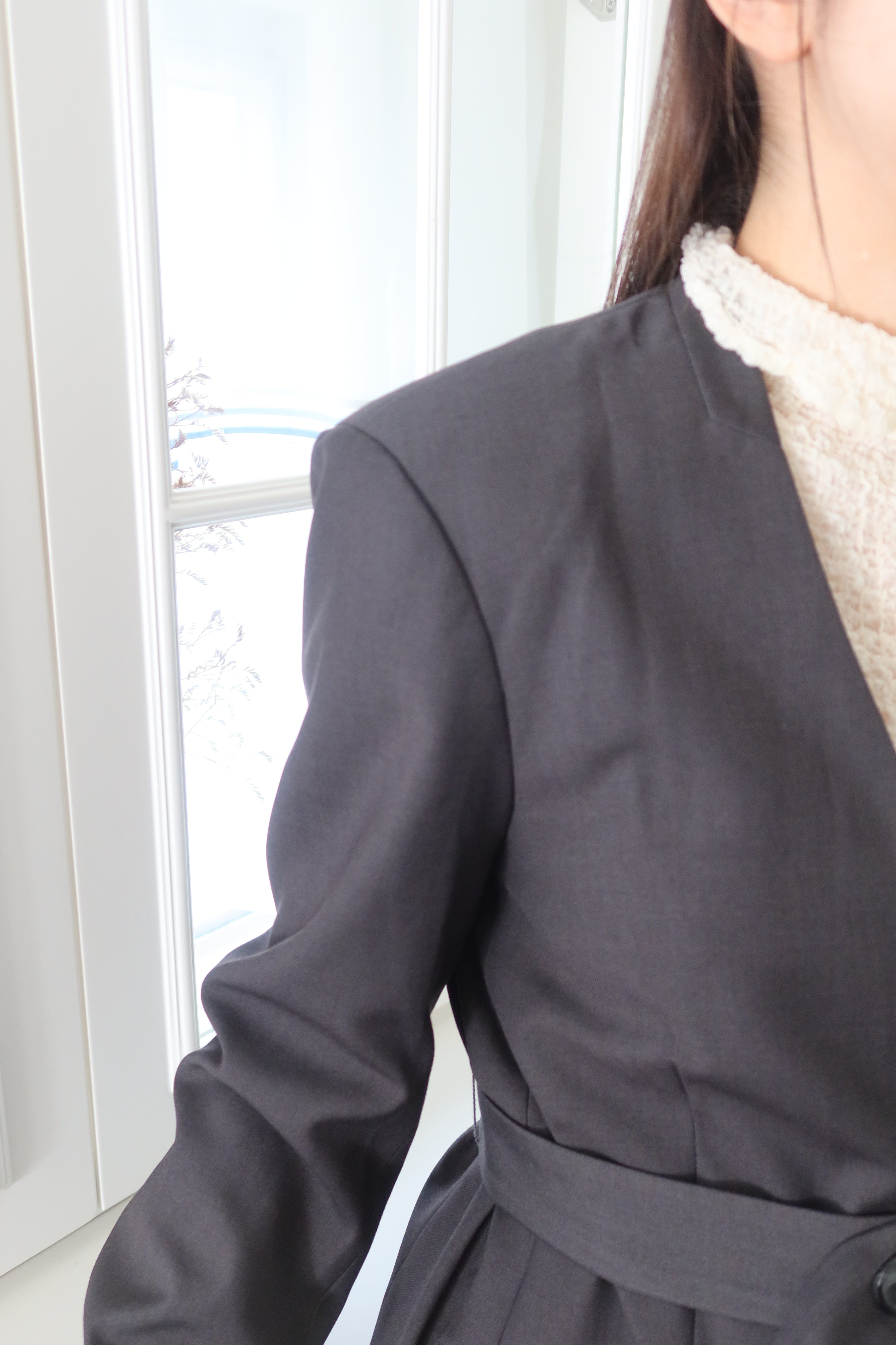 【LE ZANS BRAND COLLECTION】French Flair Cuffed Blazer [J0114]