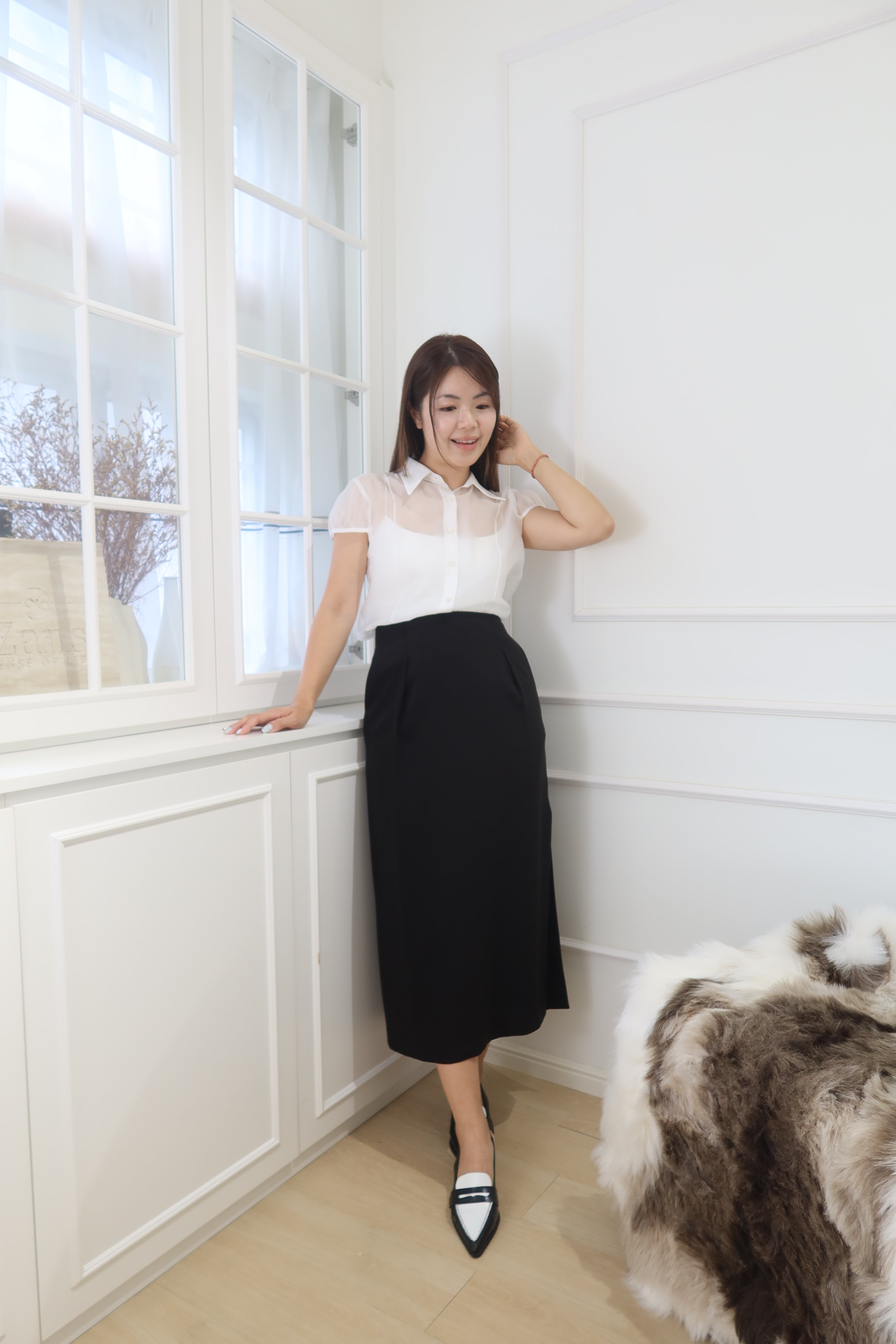 Sheer Breeze Short Sleeve Shirt [T0203]