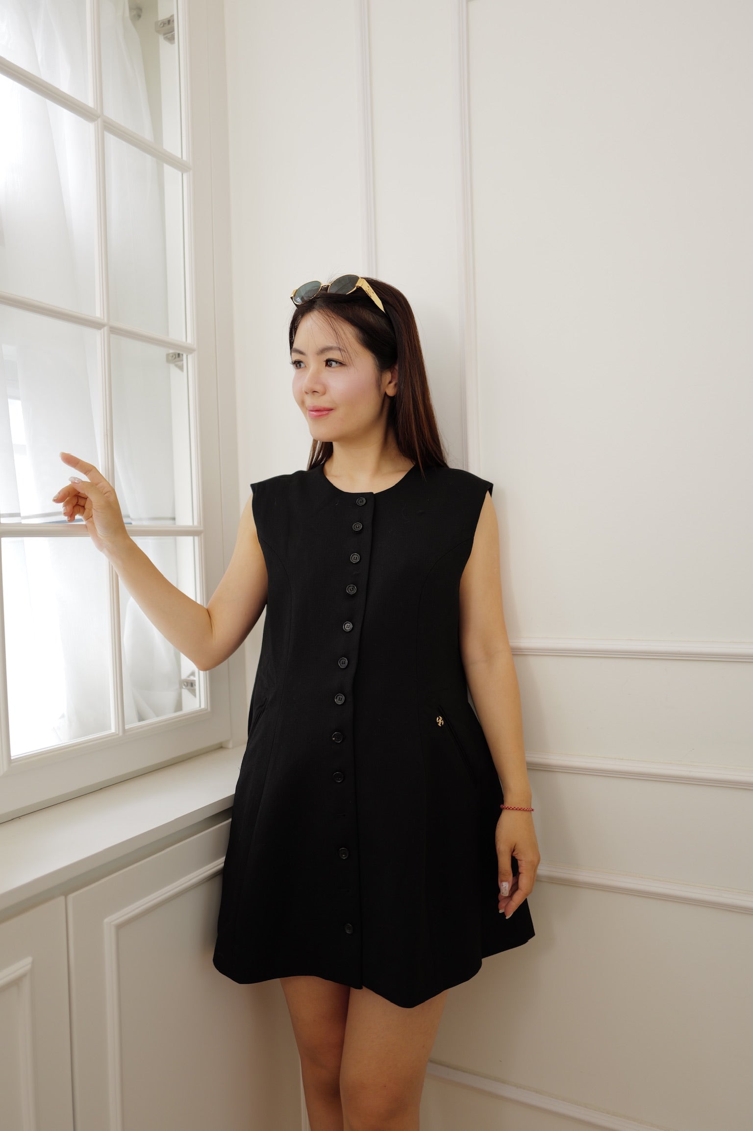 【LE ZANS BRAND COLLECTION】Luxury Minimalist Button-Up Vest [J0139]