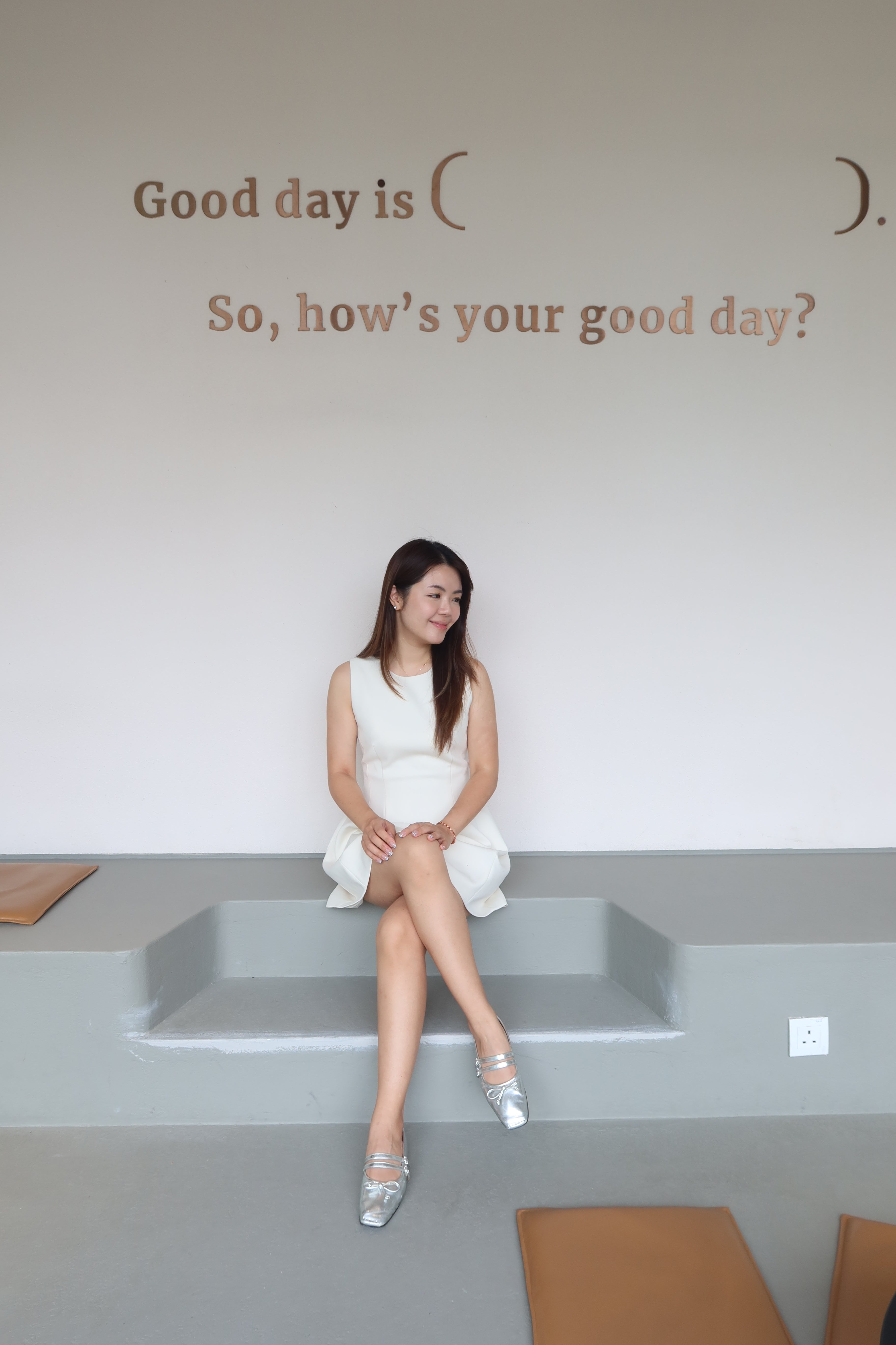 【LE ZANS BRAND COLLECTION】Minimalist Mono Dress [OPS0159]