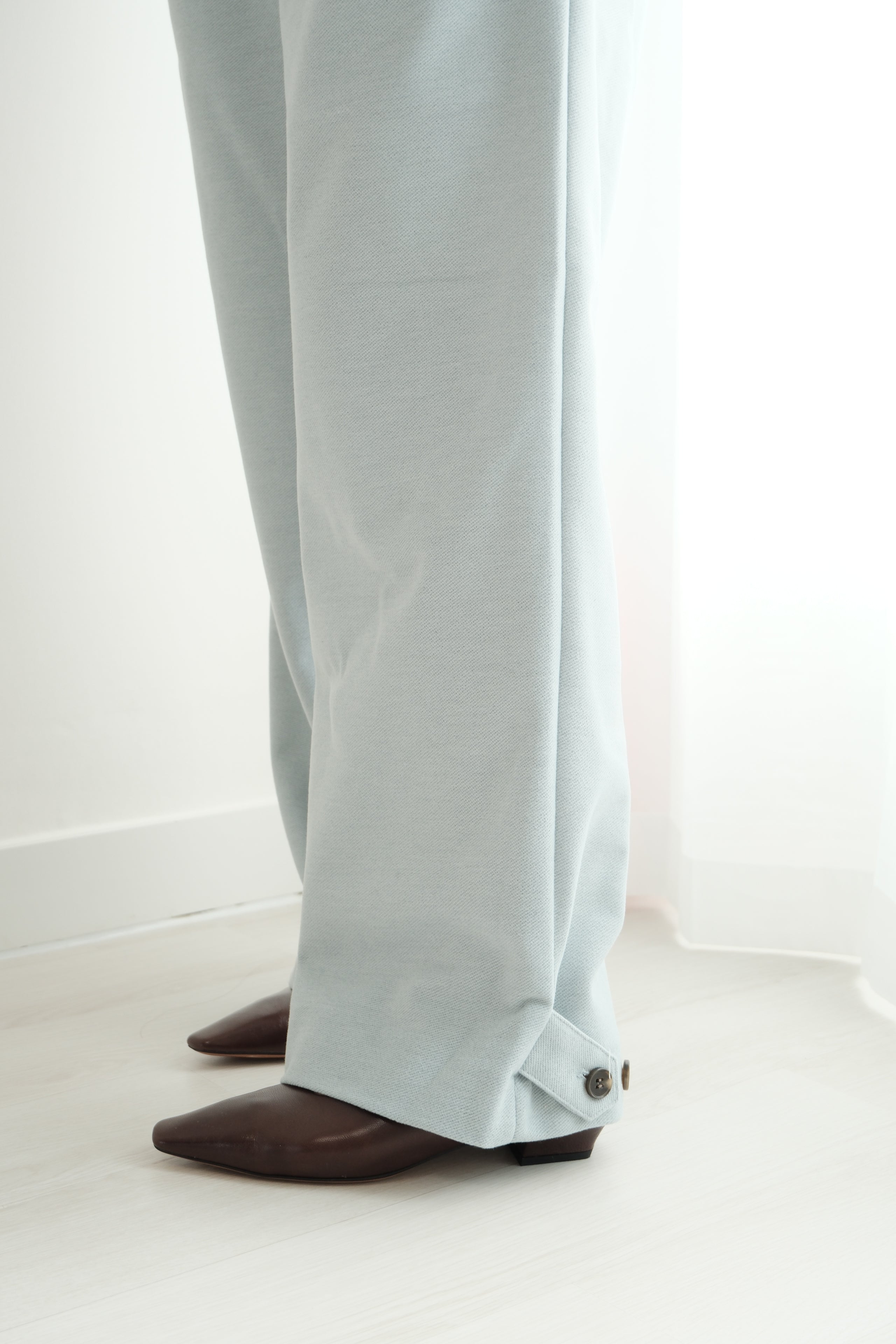 Sleek Ash Straight-Leg Pants [PT0082]