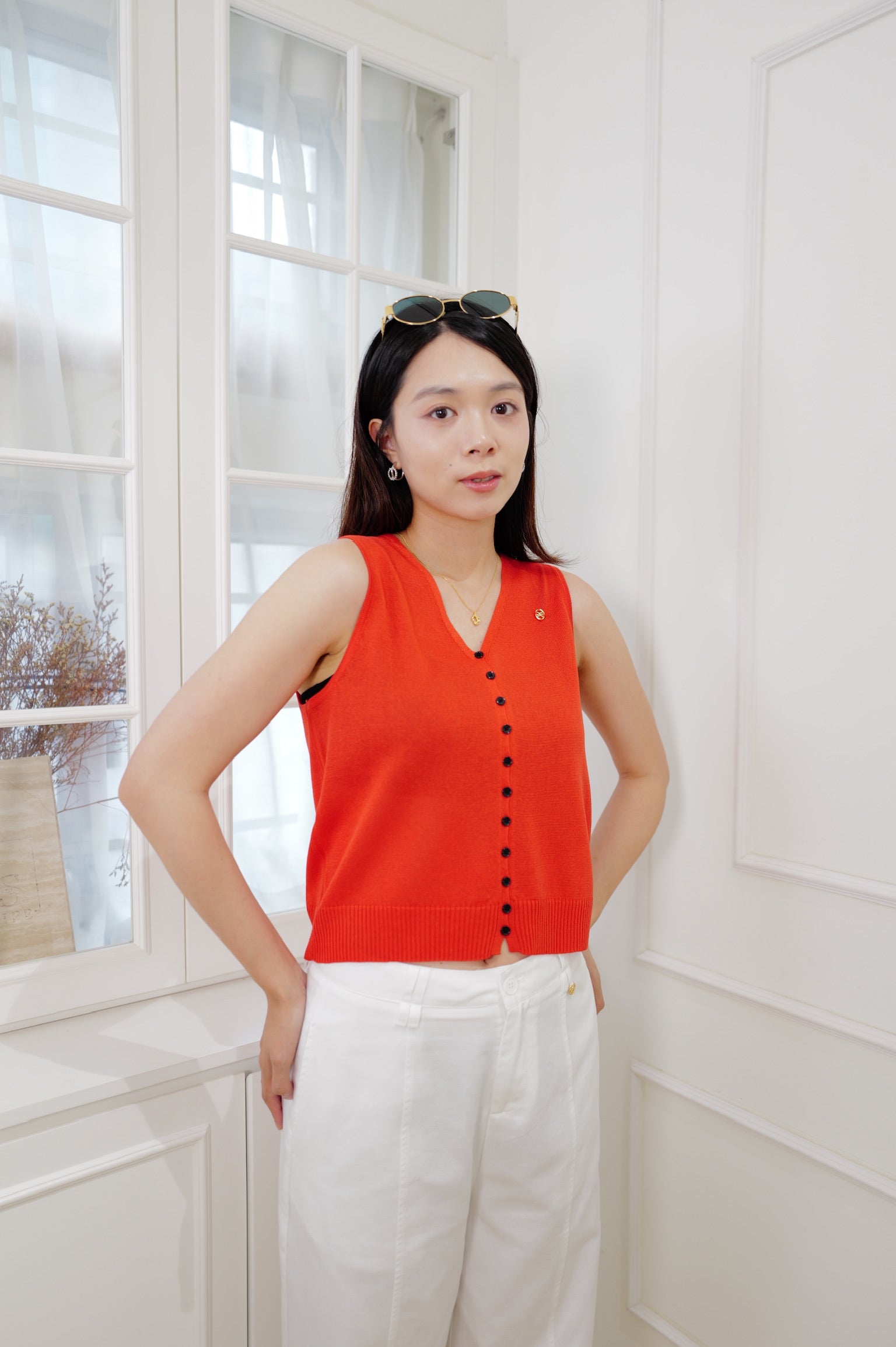 【LE ZANS BRAND COLLECTION】Everyday Knit Vest [J0136]