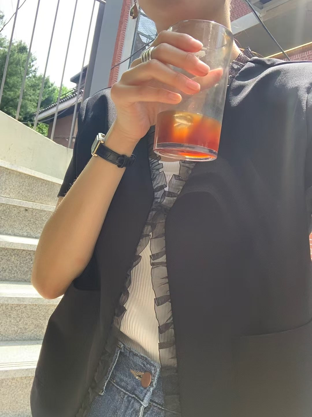 Chiffon Charm Blazer [J0104]