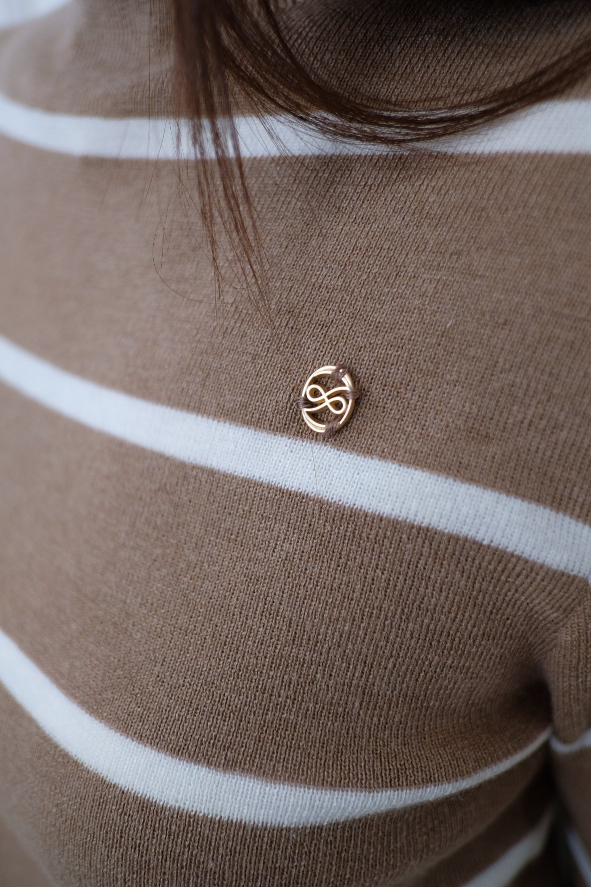 【LE ZANS BRAND COLLECTION】Crimson Knit Charm [T0256]