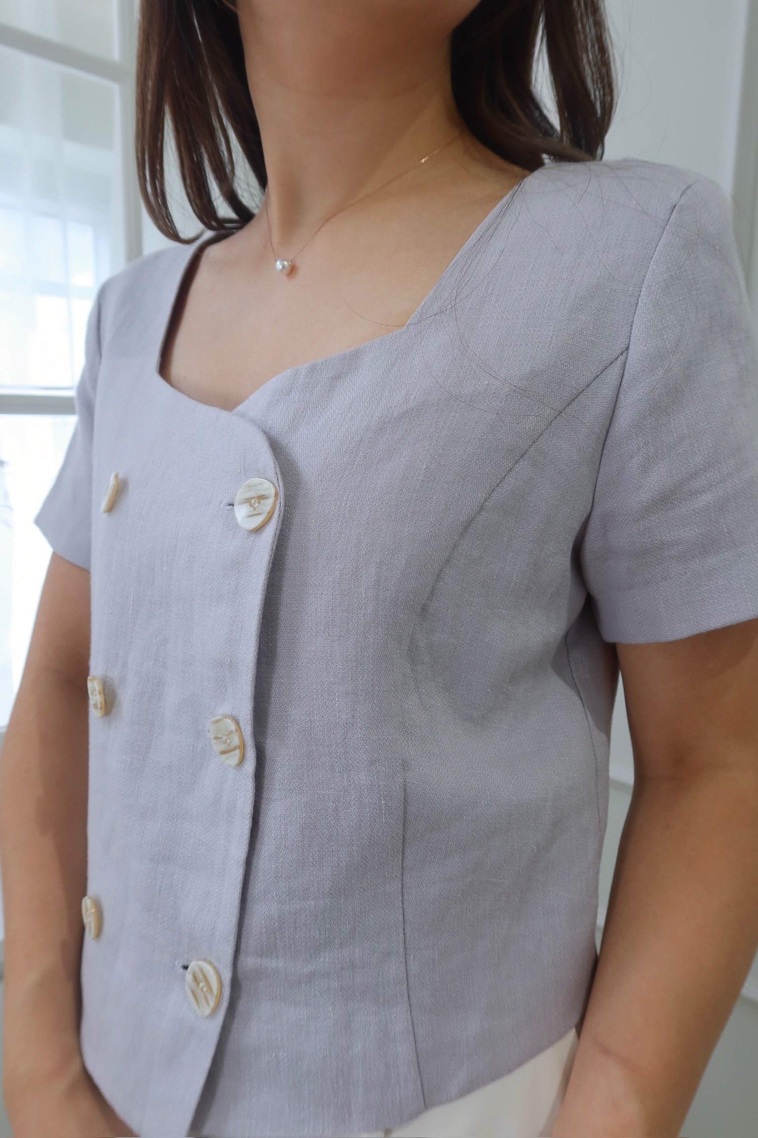 Chic Double-Breasted Crop Blazer [J0102]