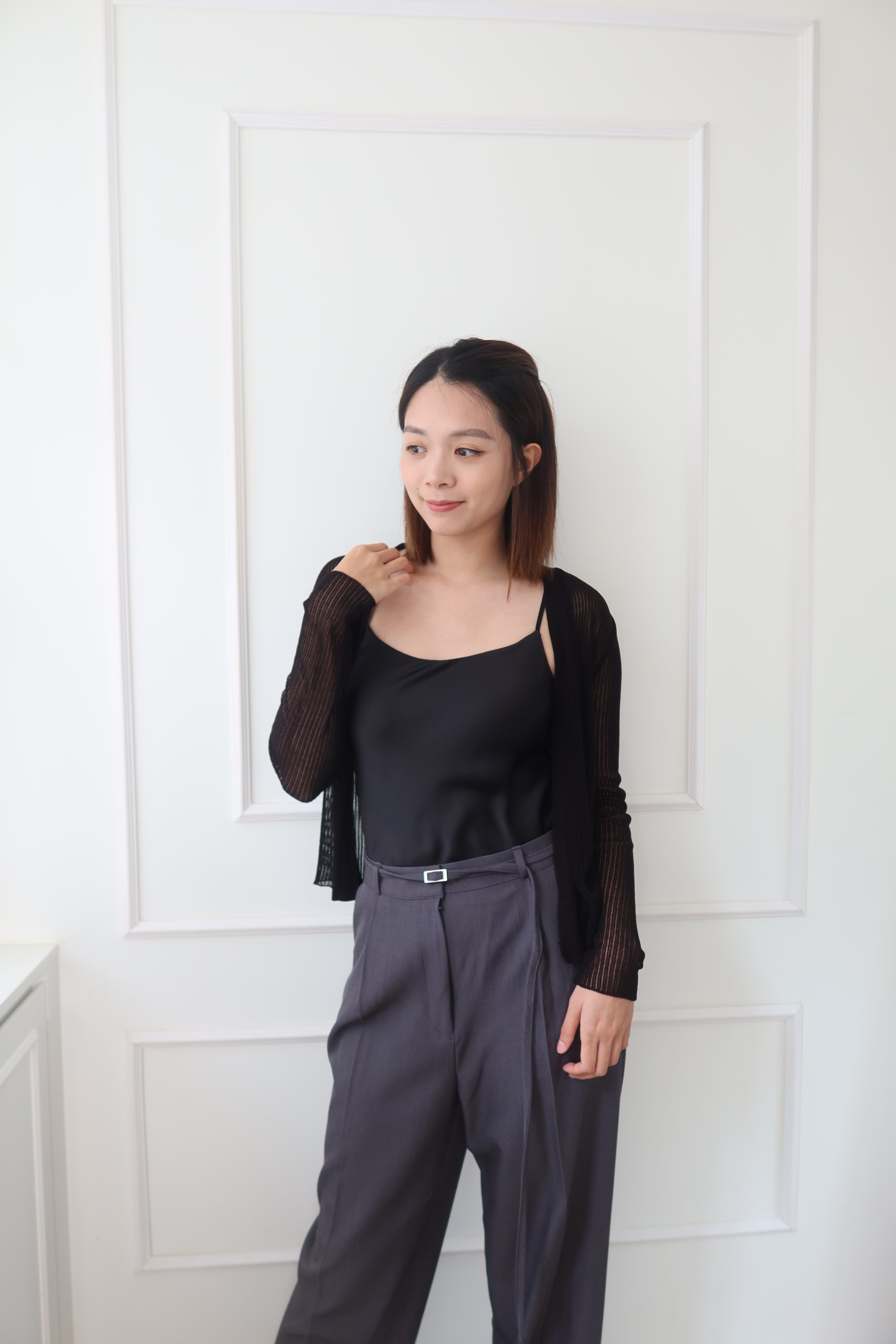 CrispLine Straight-Leg Suit Pants [PT0068]