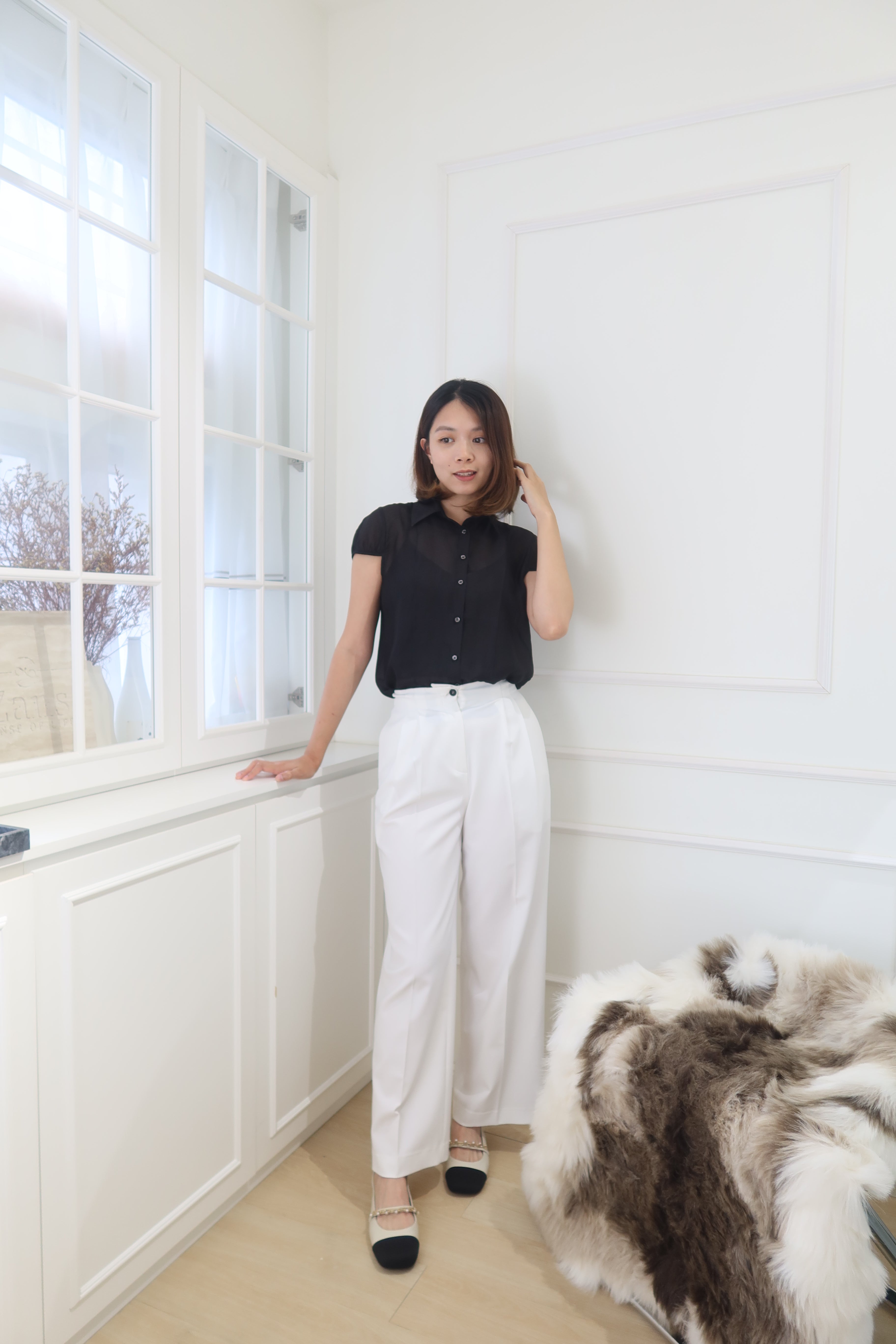 Sheer Breeze Short Sleeve Shirt [T0203]