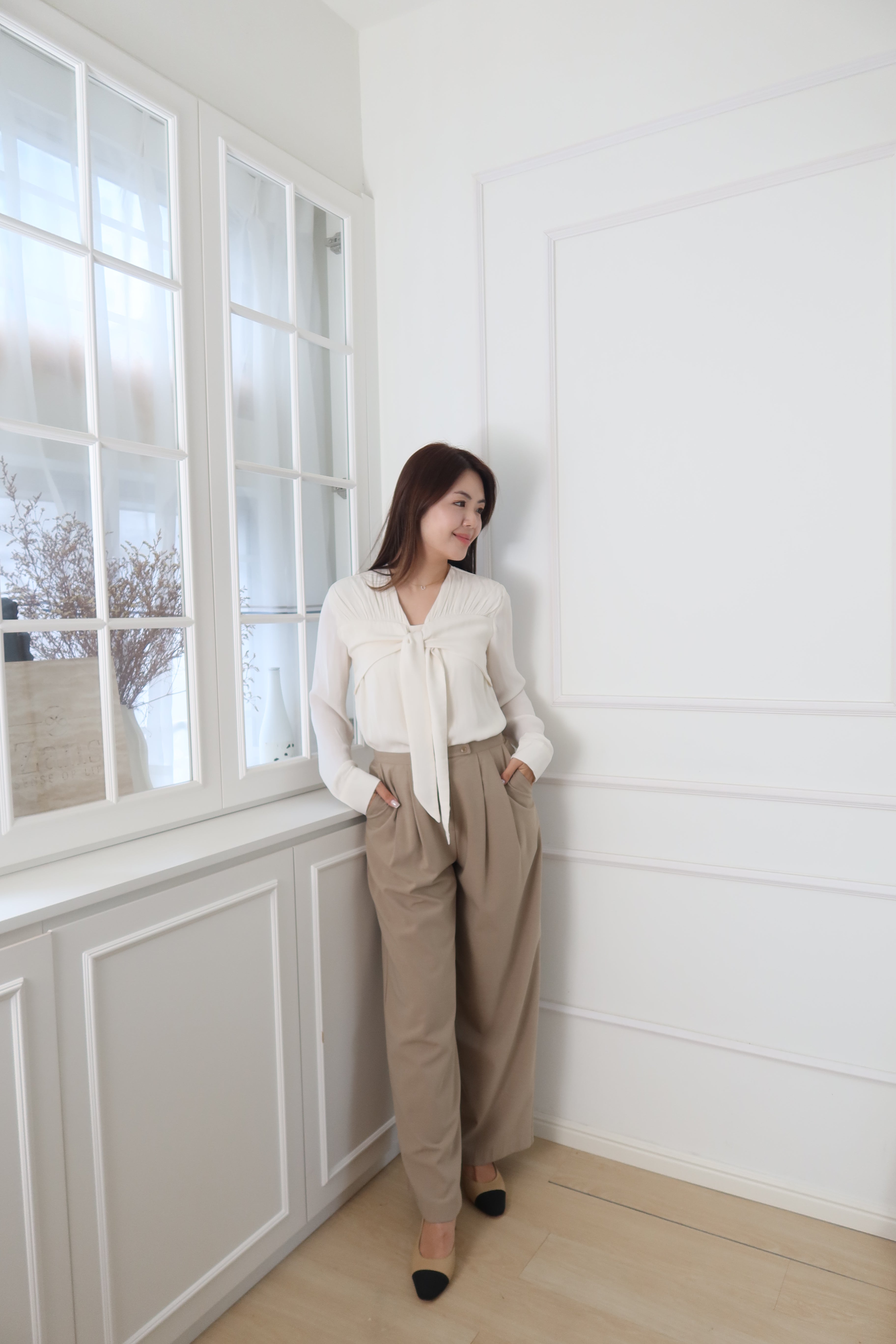 Knot & Drape Long Sleeve [T0208]