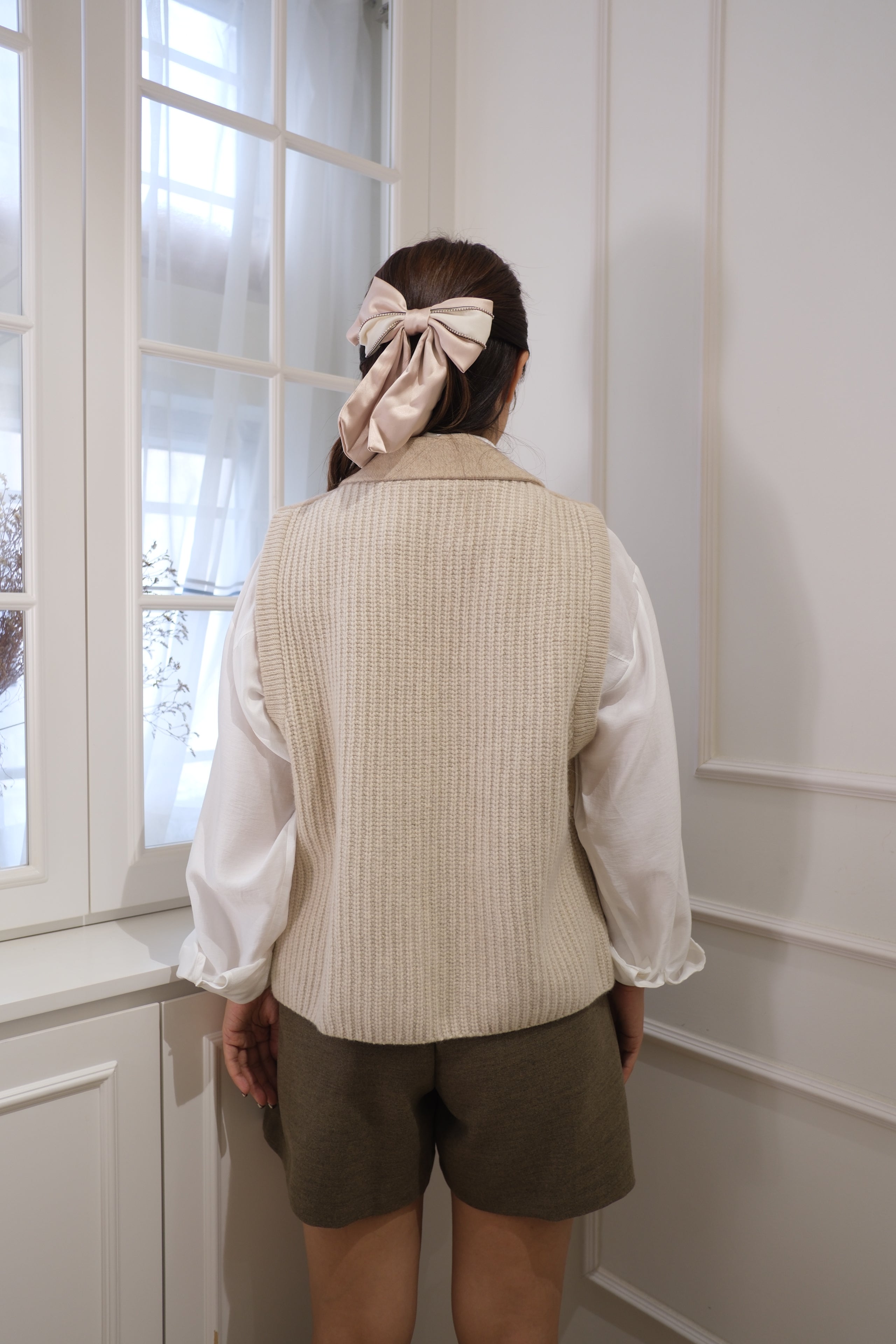 Woolen Elegance Vest [J0122]