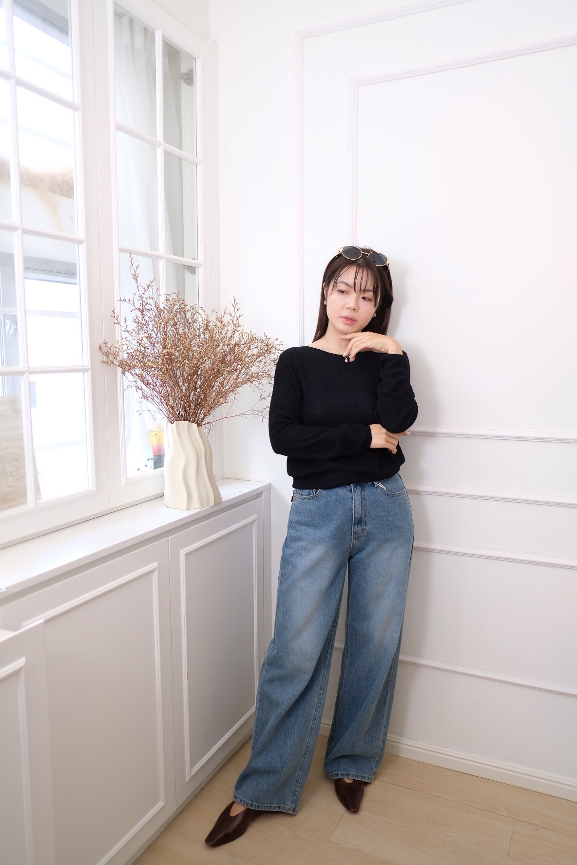 【LE ZANS BRAND COLLECTION】SoftLine Underlayer Basic Top (25% Ultra Fine Wool) [T0251]