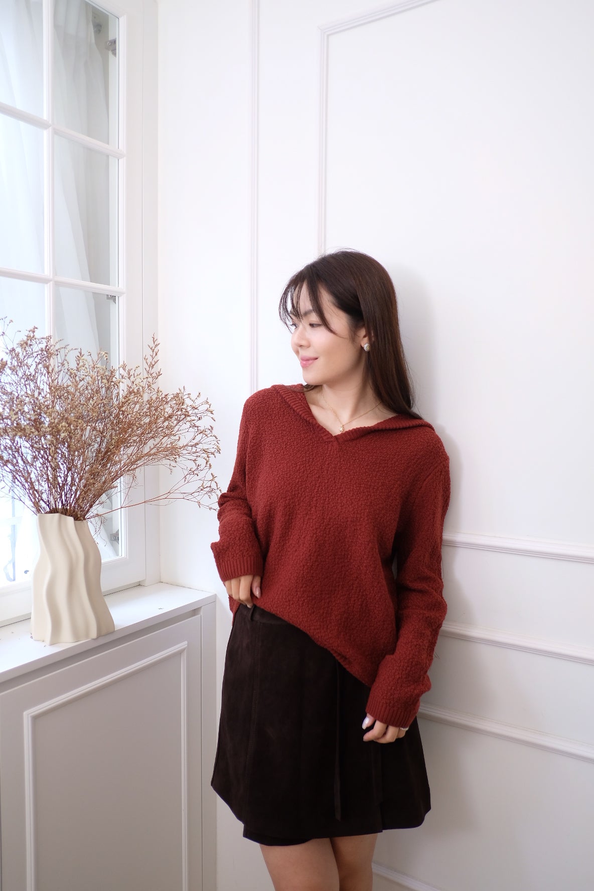 【LE ZANS BRAND COLLECTION】CloudSoft V-Neck Top [T0253]