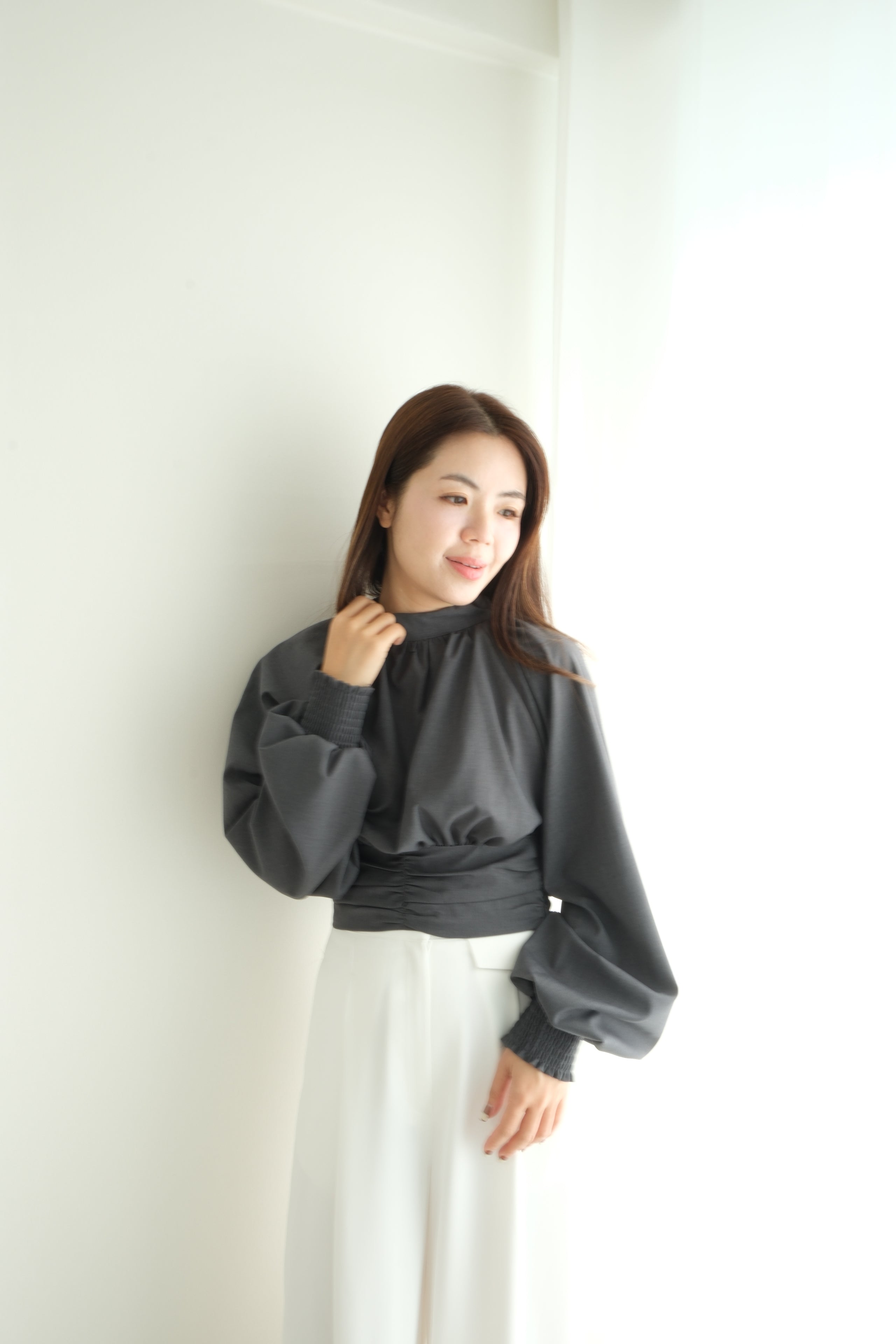 Refined Pleat Detail Dress Shirt [T0239]