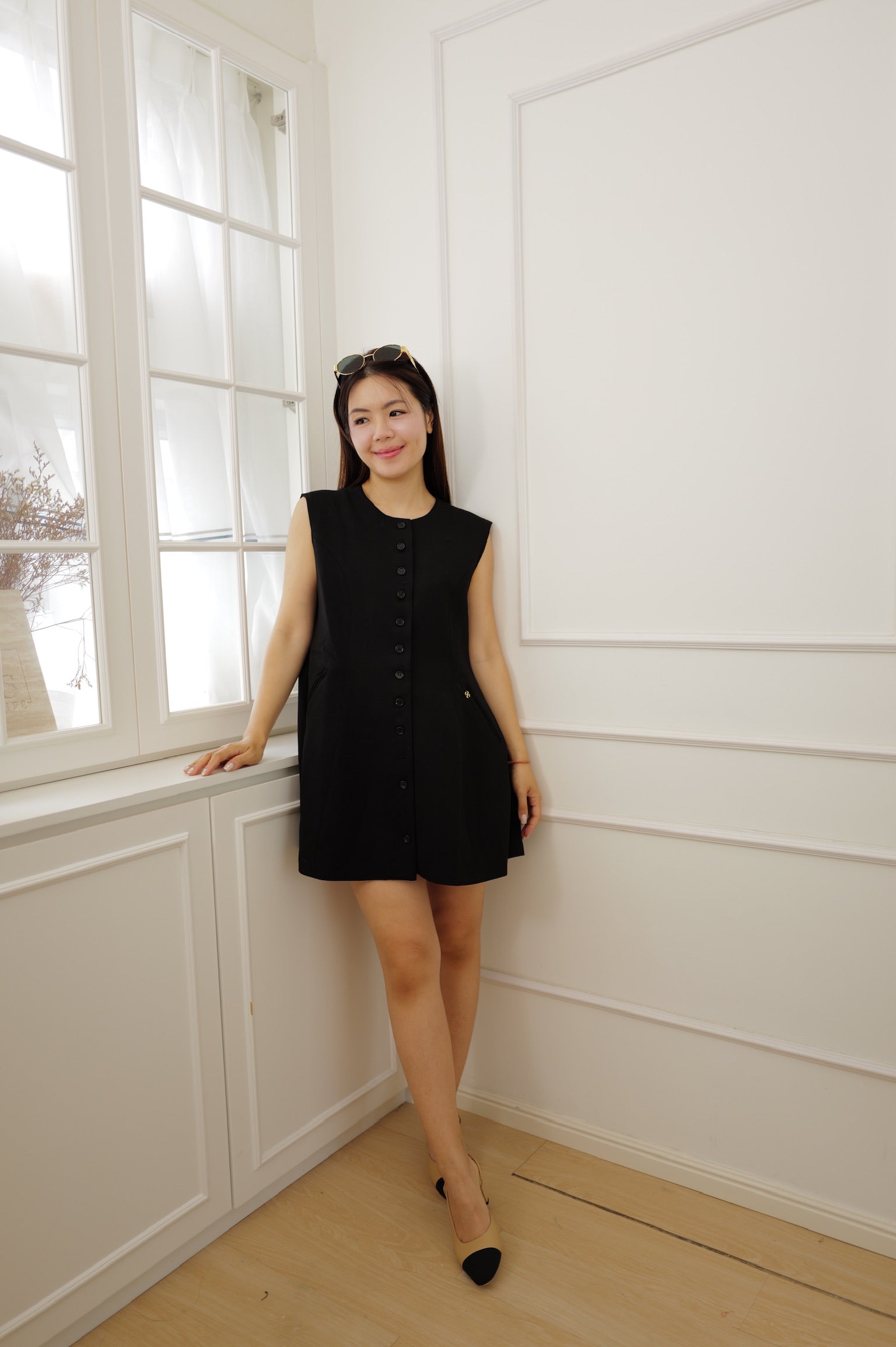 【LE ZANS BRAND COLLECTION】Luxury Minimalist Button-Up Vest [J0139]