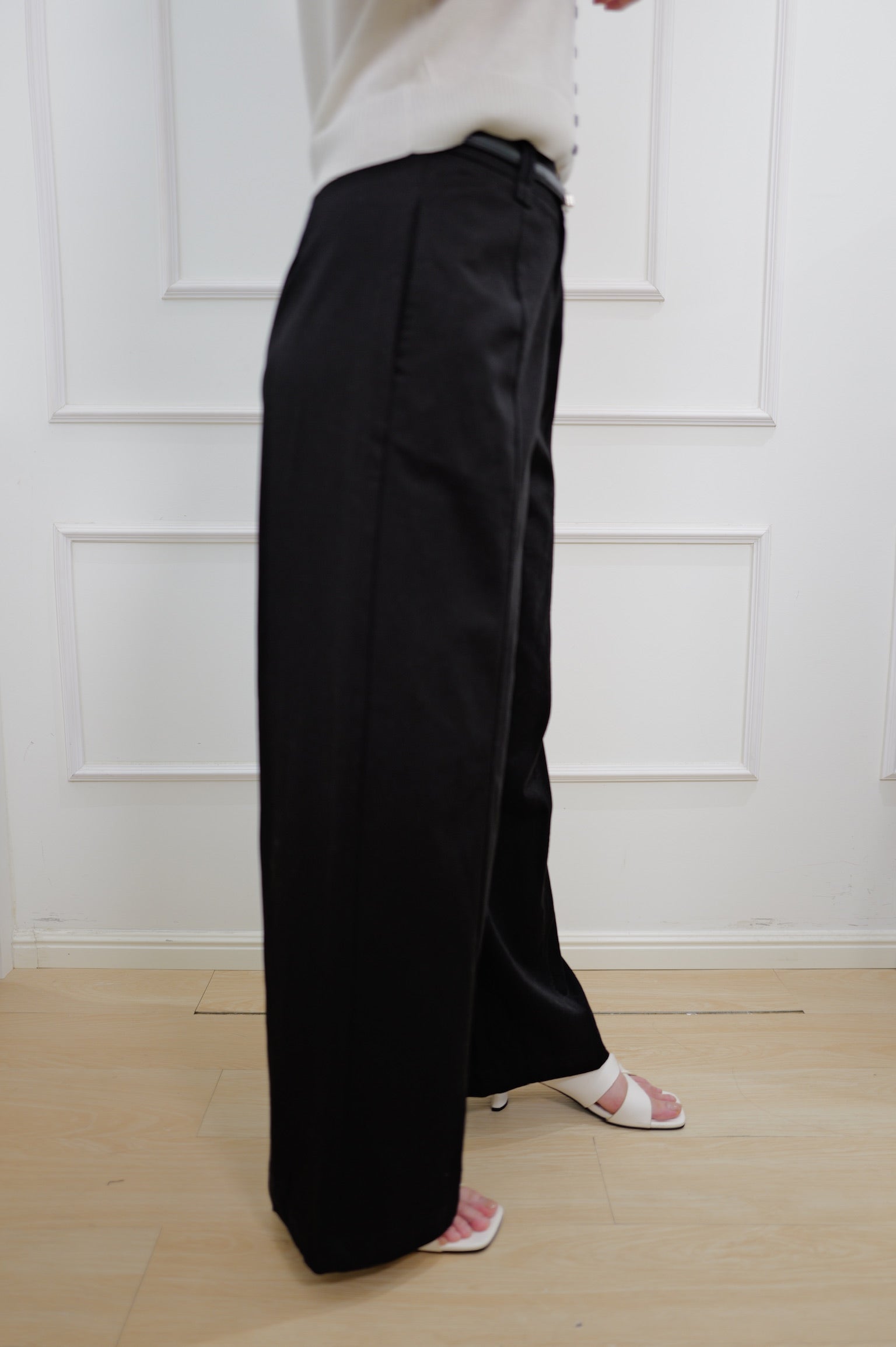 【LE ZANS BRAND COLLECTION】Minimal Wide Leg Pants [PT0089]