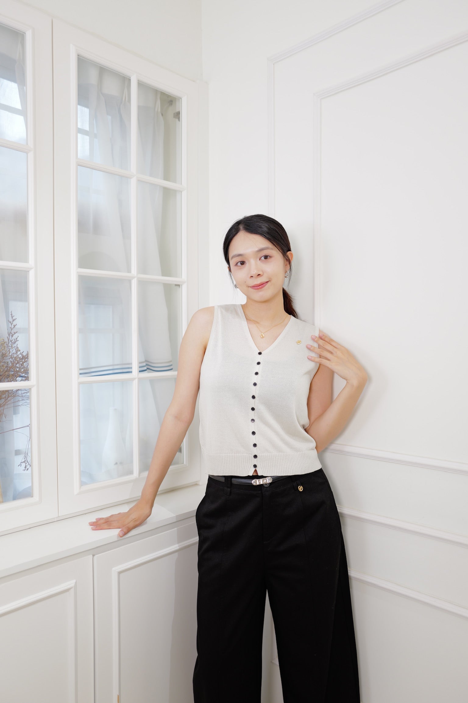 【LE ZANS BRAND COLLECTION】Everyday Knit Vest [J0136]