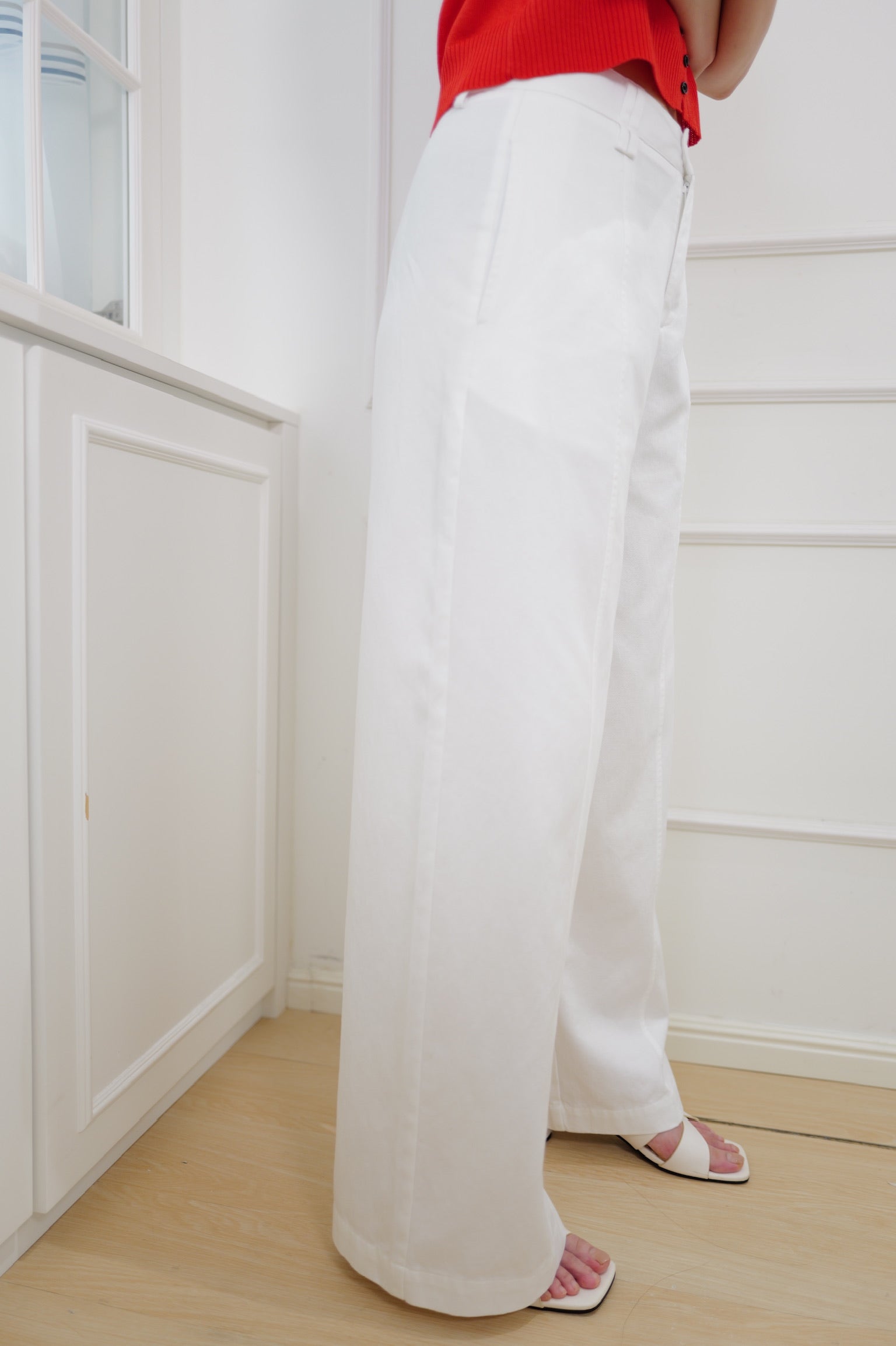 【LE ZANS BRAND COLLECTION】Minimal Wide Leg Pants [PT0089]