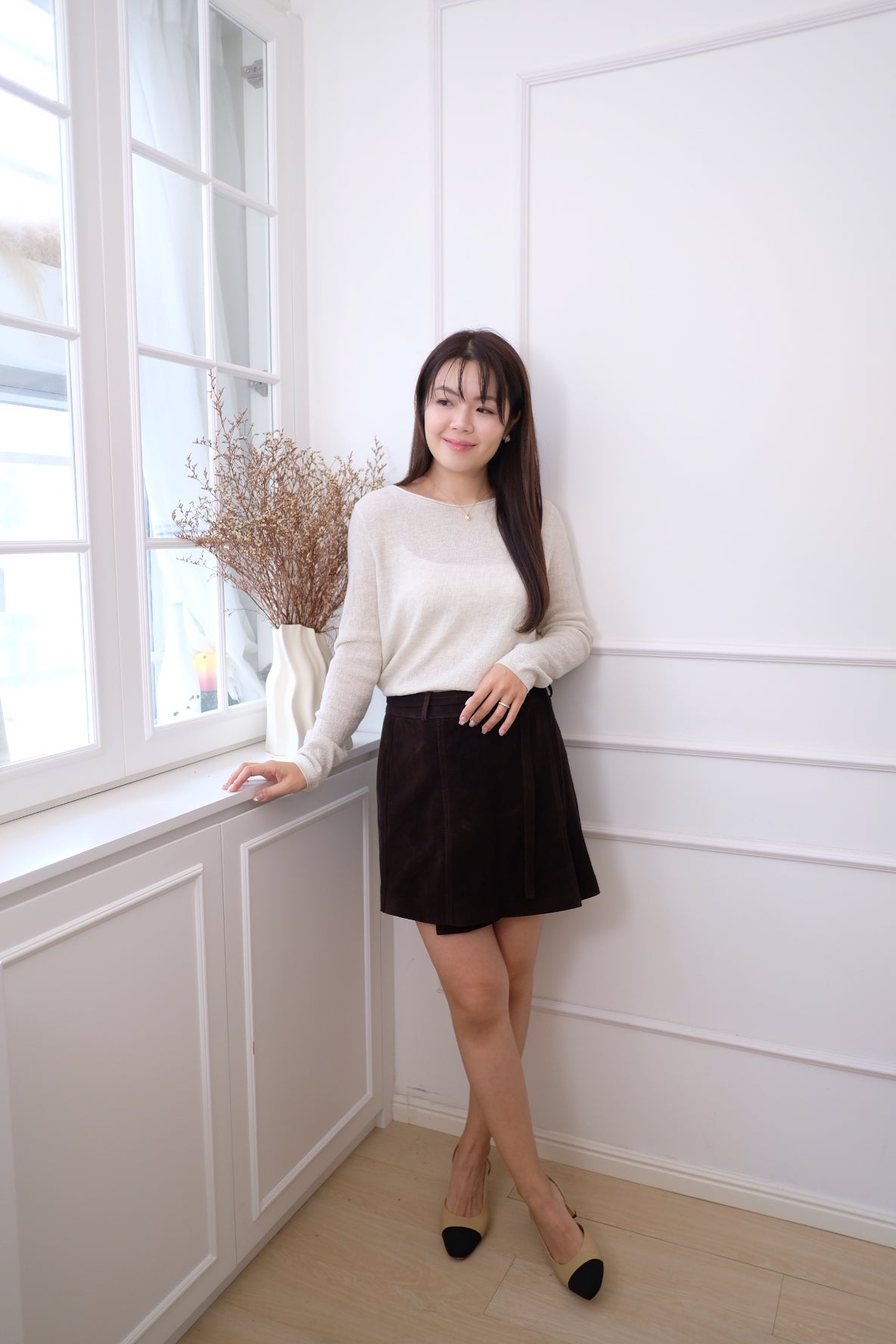 【LE ZANS BRAND COLLECTION】SoftLine Underlayer Basic Top (25% Ultra Fine Wool) [T0251]