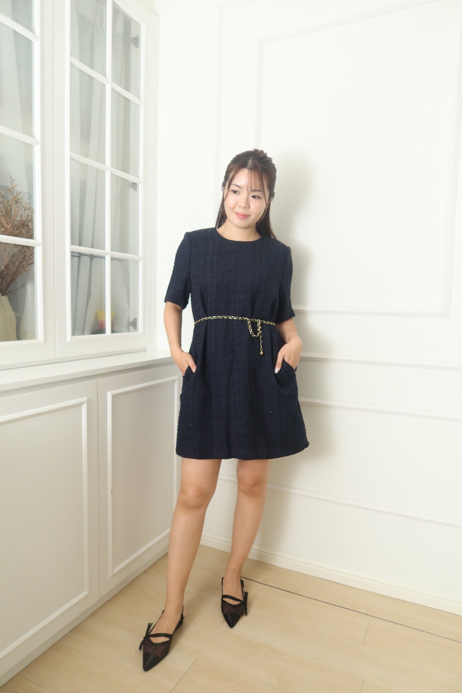 Graceful Knit Dress [OPS0144]