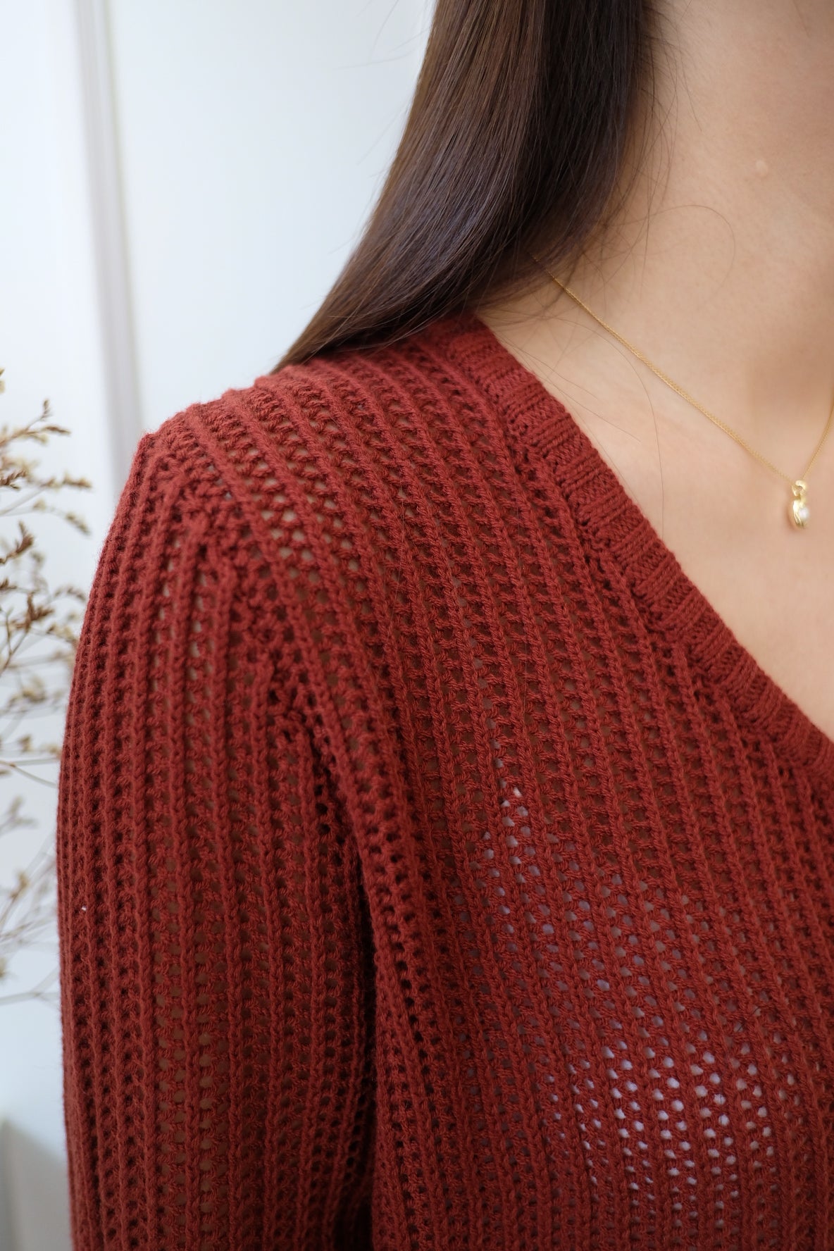 【LE ZANS BRAND COLLECTION】Rustic Rose Cardigan [T0254]