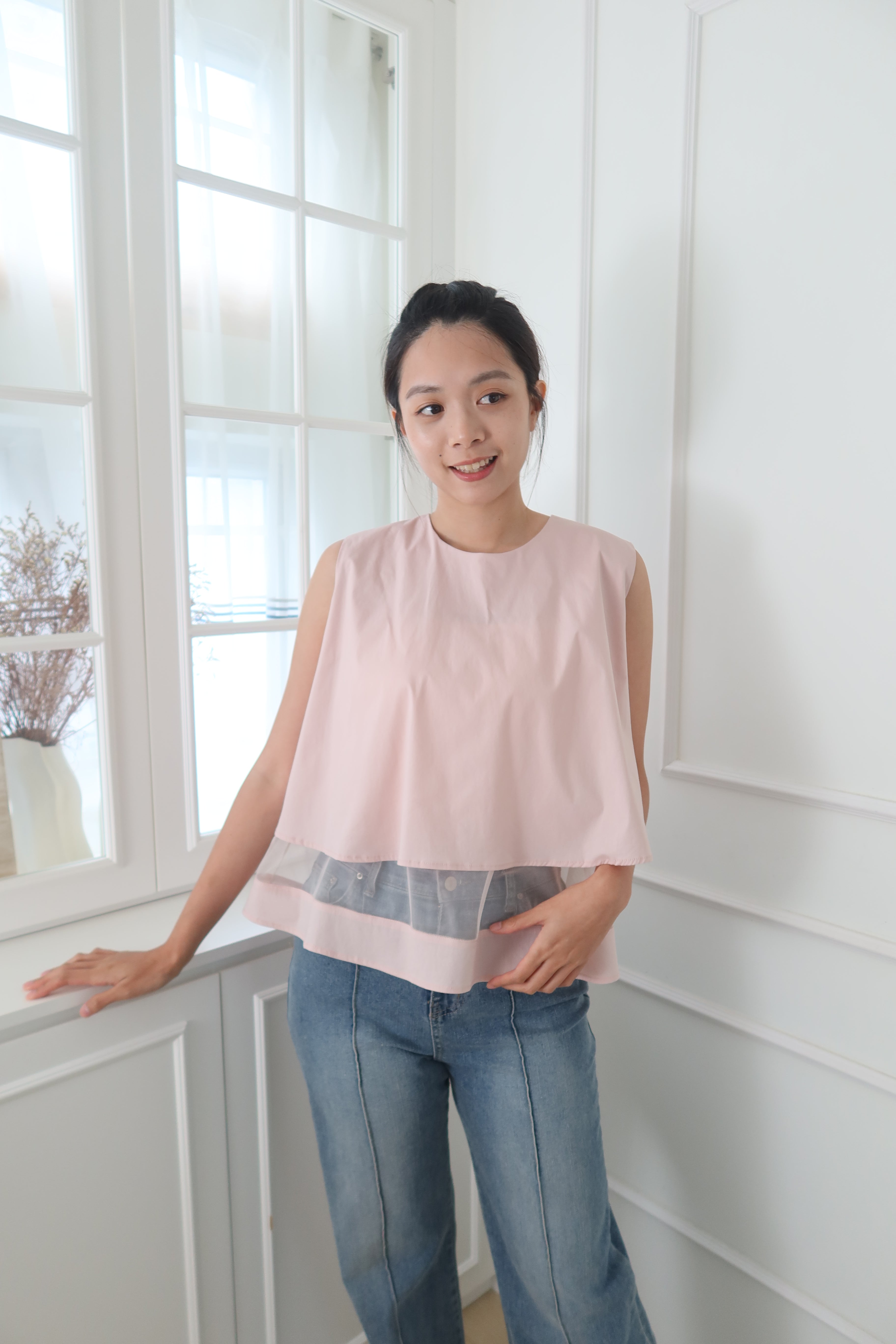 Color Pop Layering Vest [T0198]