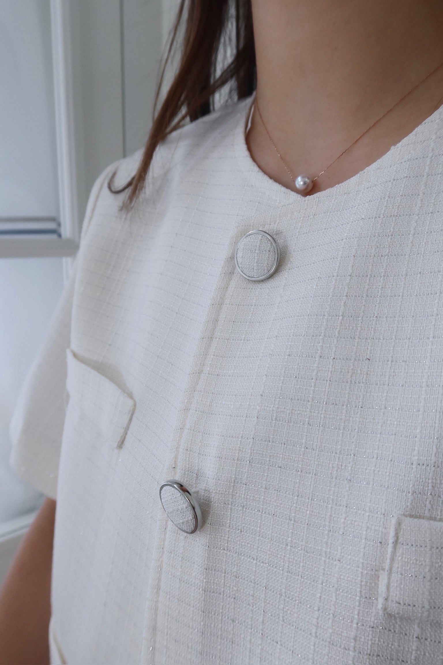 Summer Chic Tweed Blazer [J0097]