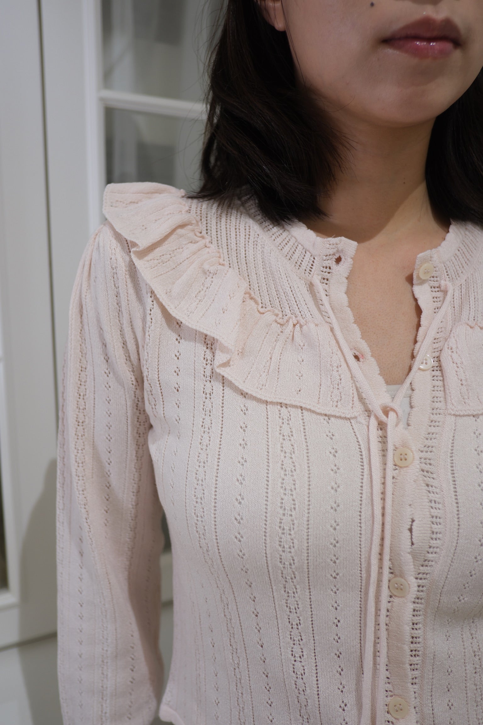 Sweetheart Bow Knit Top [T0243]