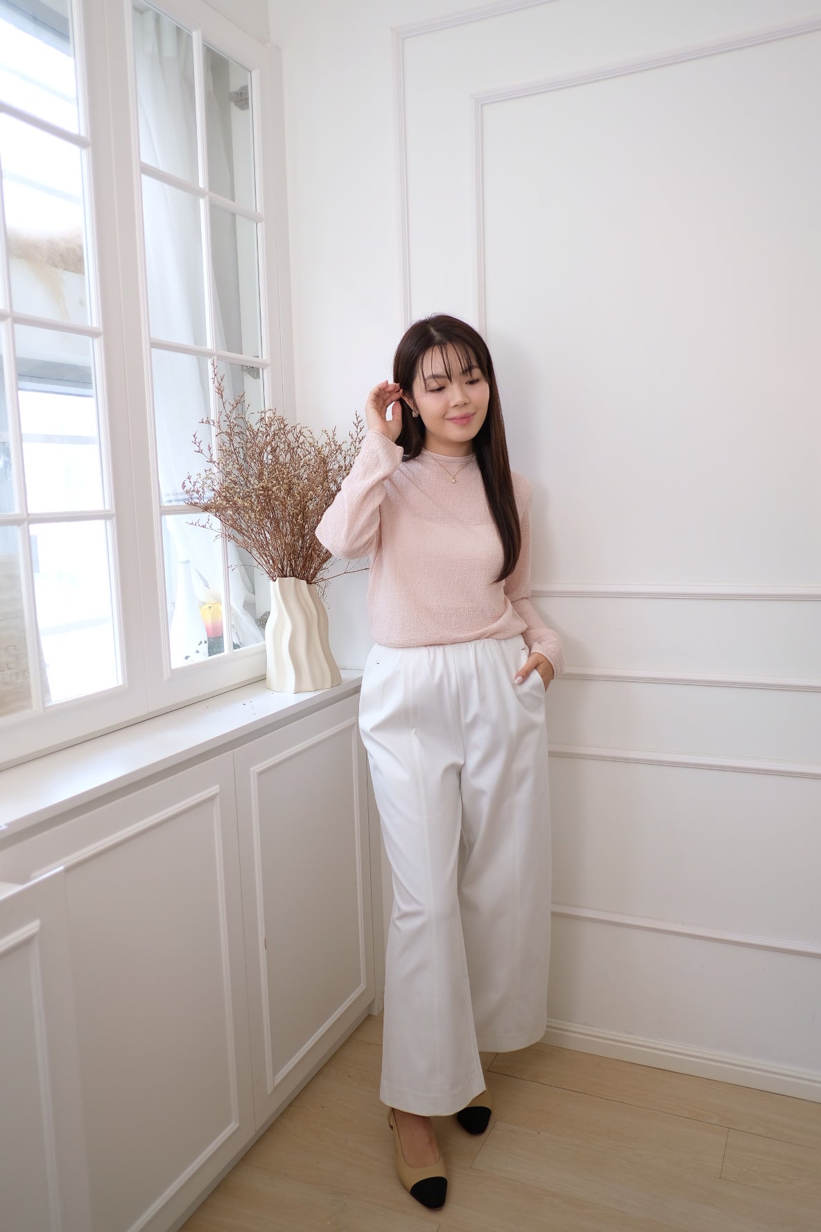 【LE ZANS BRAND COLLECTION】SoftLine Underlayer Basic Top (25% Ultra Fine Wool) [T0252]