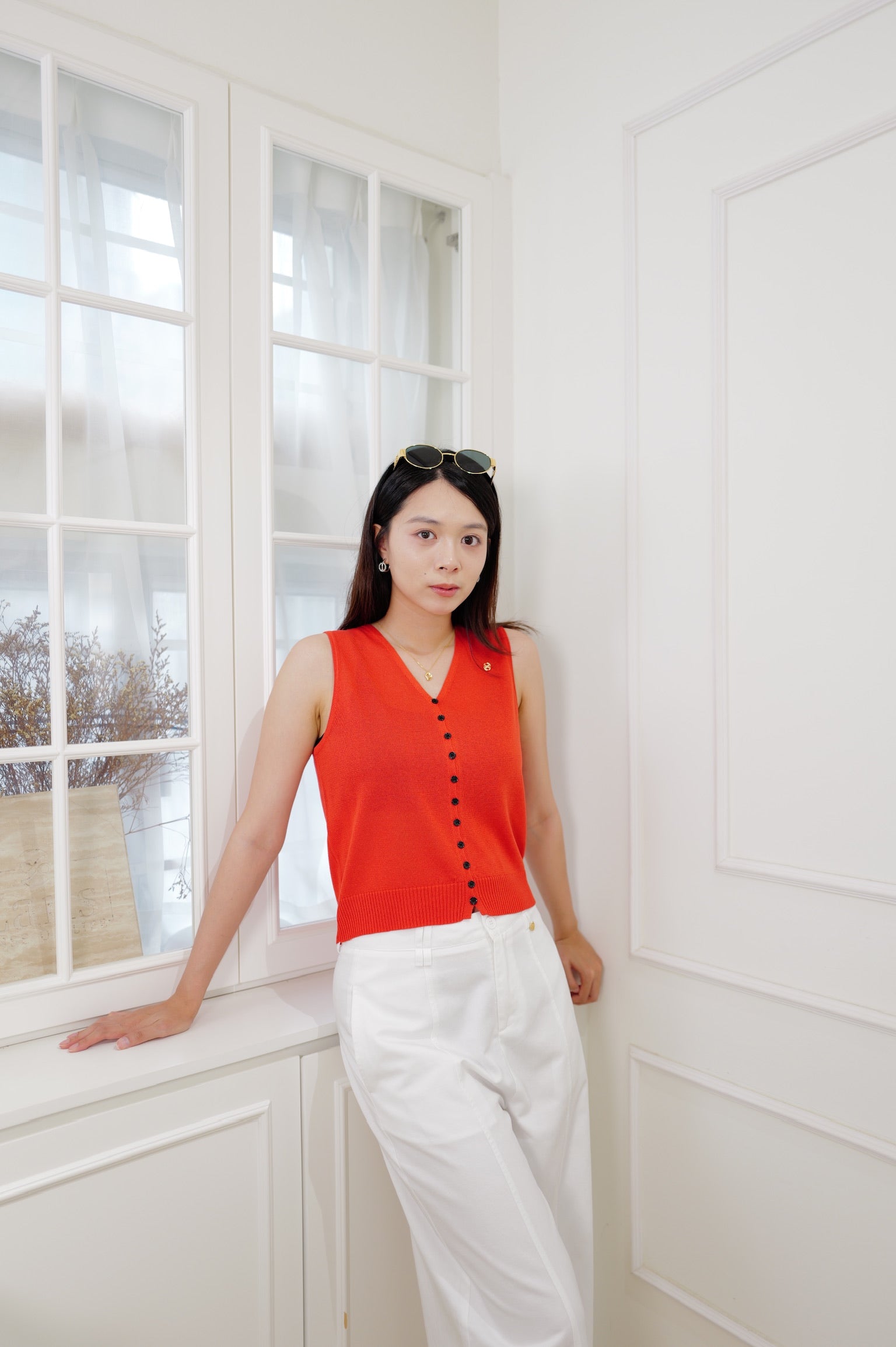 【LE ZANS BRAND COLLECTION】Everyday Knit Vest [J0136]