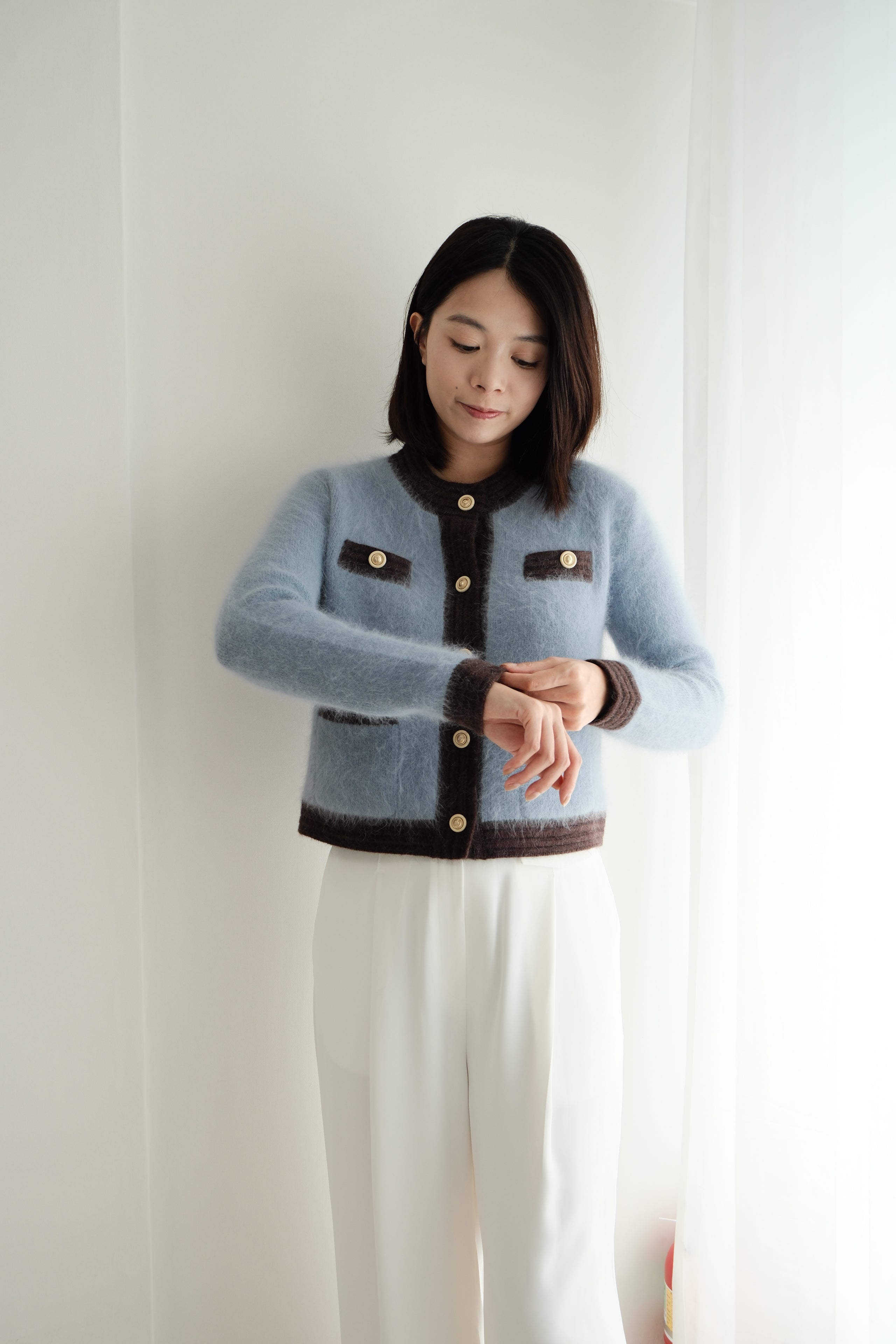 Parisian Elegance Fur Outerwear（Angora 60%) [J0121]