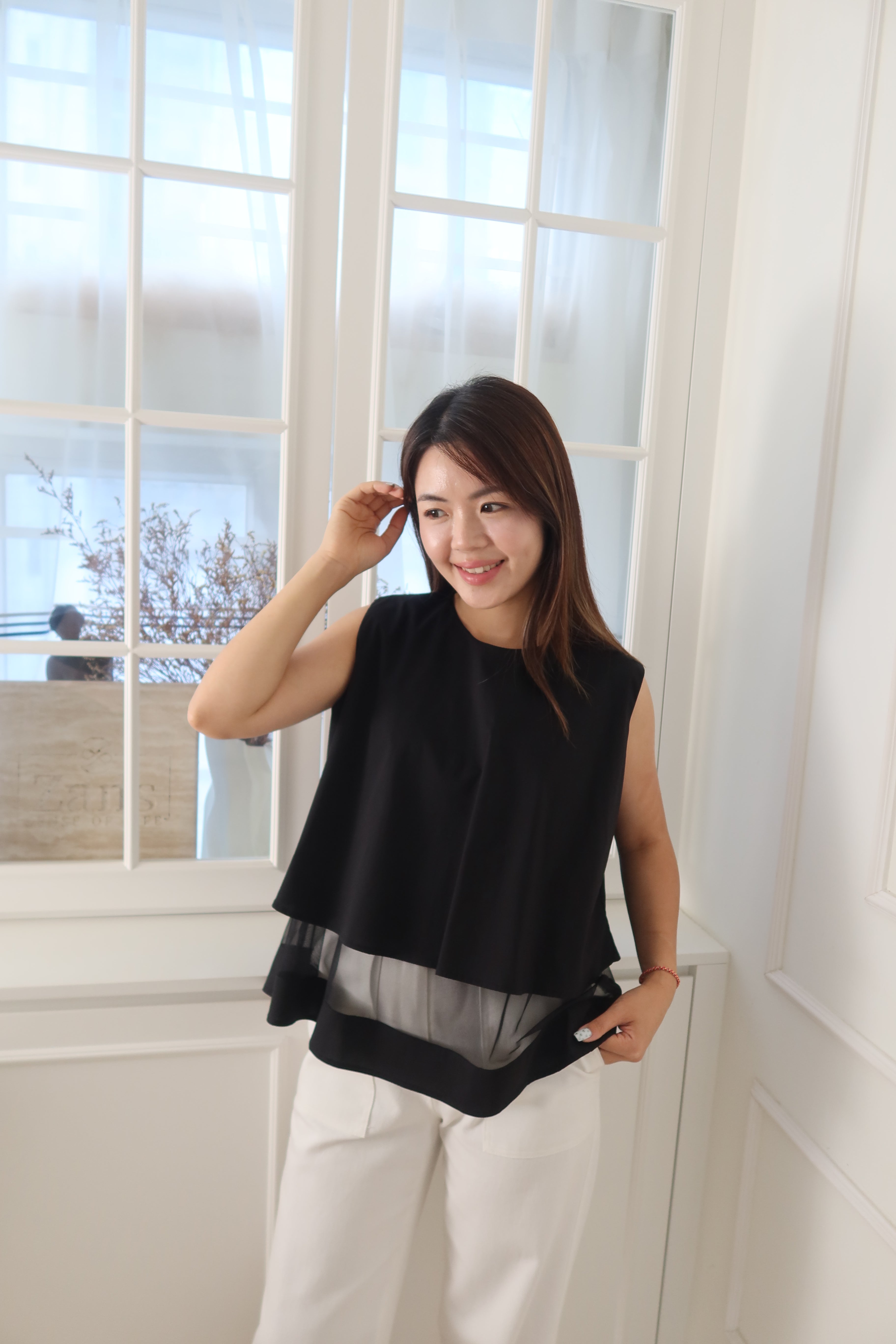 Color Pop Layering Vest [T0198]