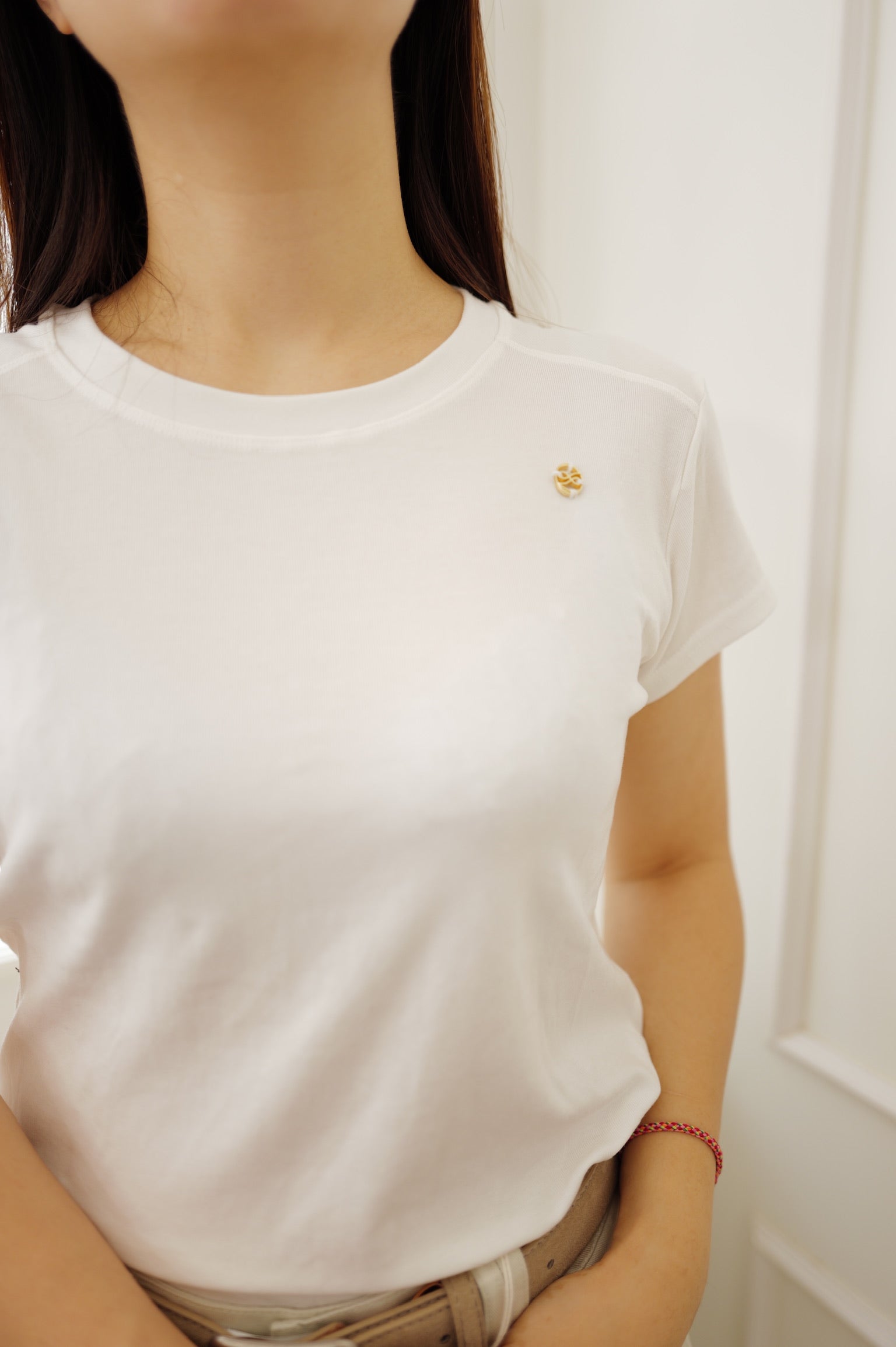 【LE ZANS BRAND COLLECTION】Minimalist solid color top [T0278]