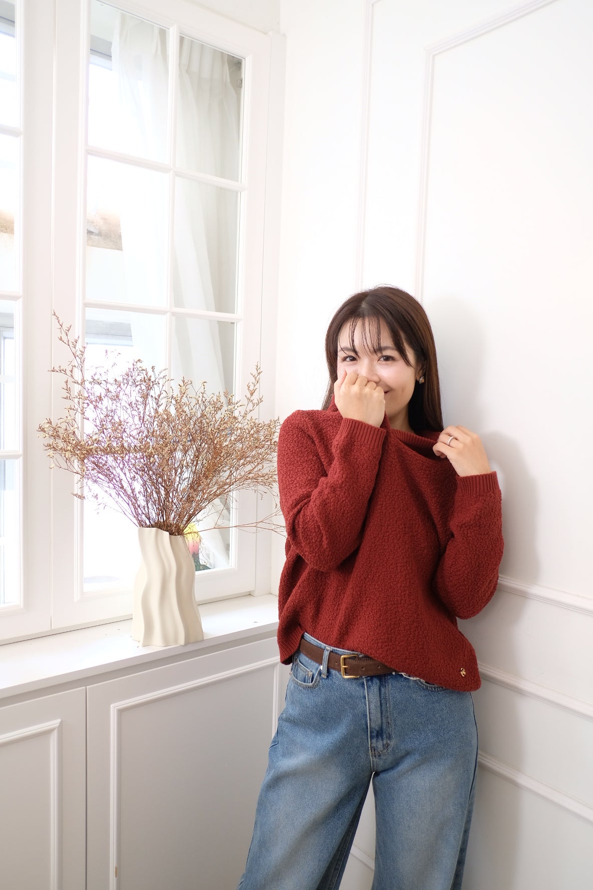 【LE ZANS BRAND COLLECTION】CloudSoft V-Neck Top [T0253]