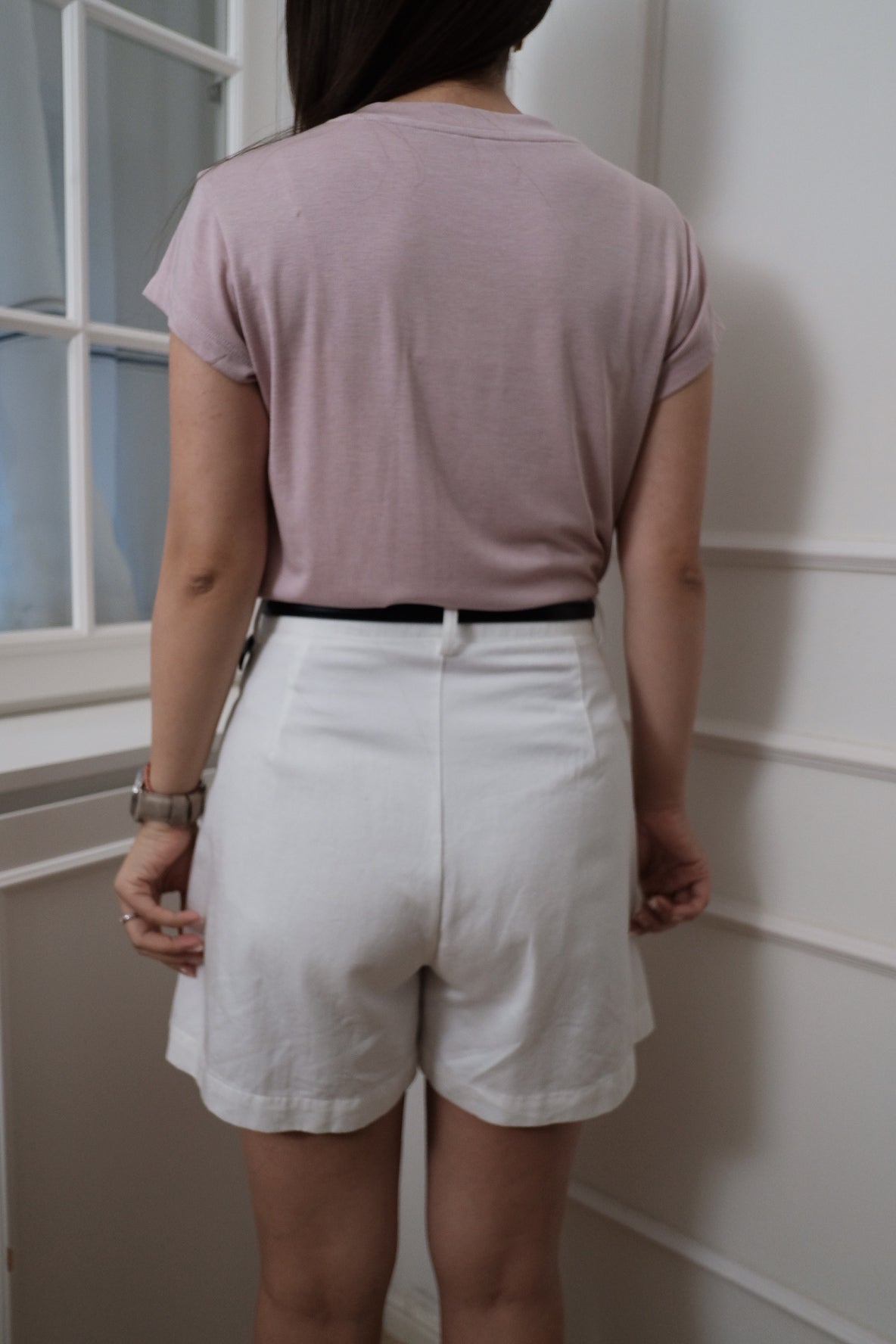 【LE ZANS BRAND COLLECTION】High-waisted Pleated Shorts [ST0029]