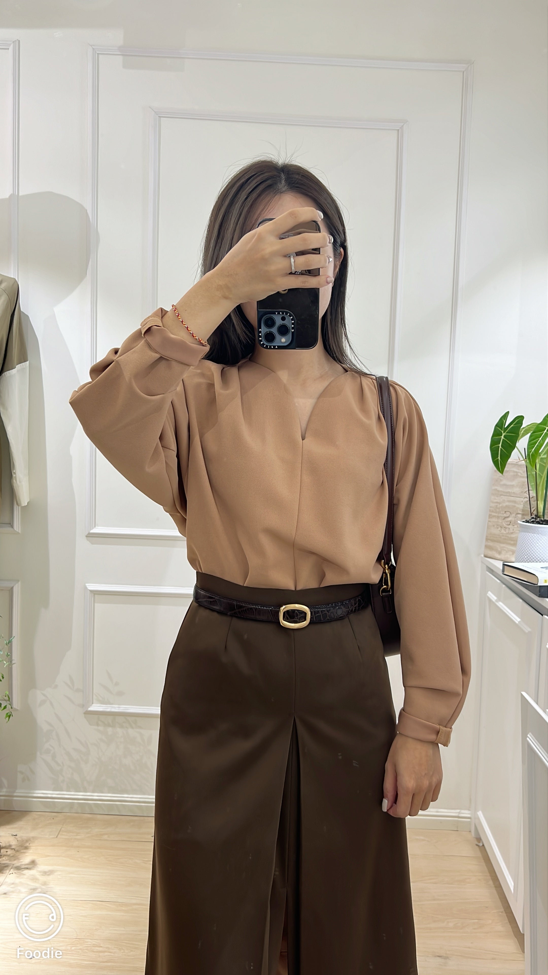 Effortless Vibe Solid Blouse [T0100]