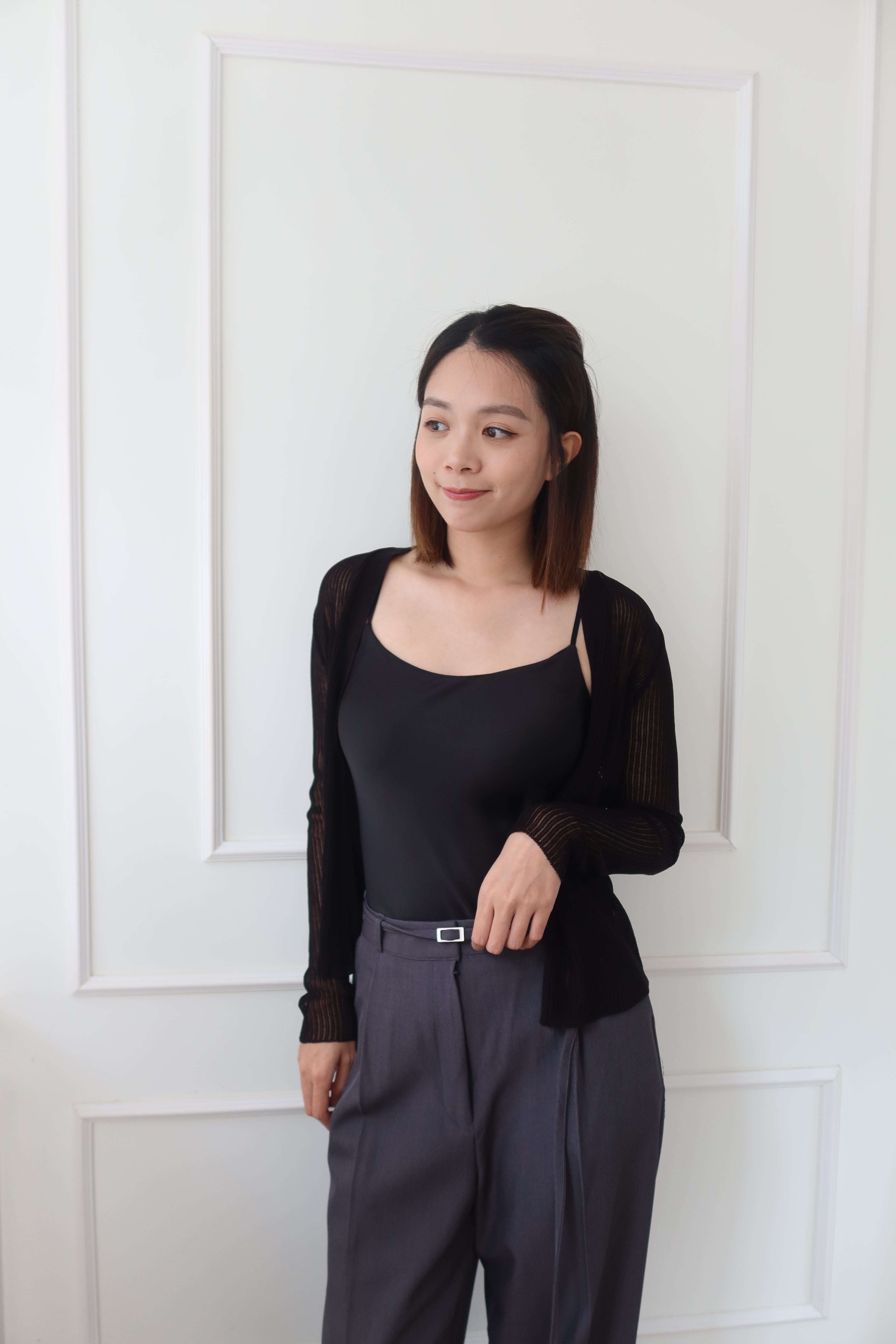 【LE ZANS BRAND COLLECTION】光面吊帶背心(內含胸墊)[I0019]